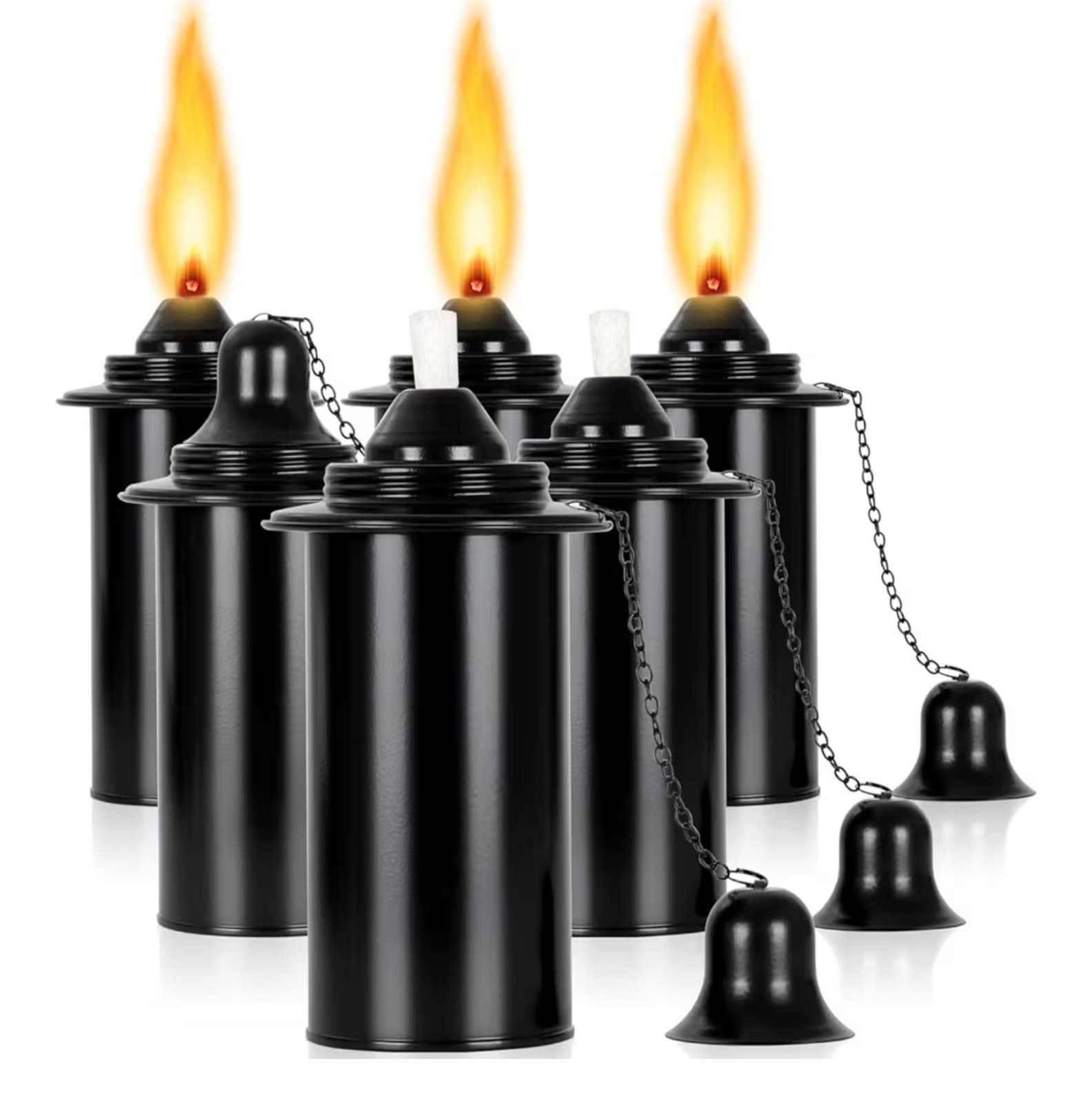 Torch Replacement Canisters, Bamboo Lantern Refillable Torches 12oz - Image 1