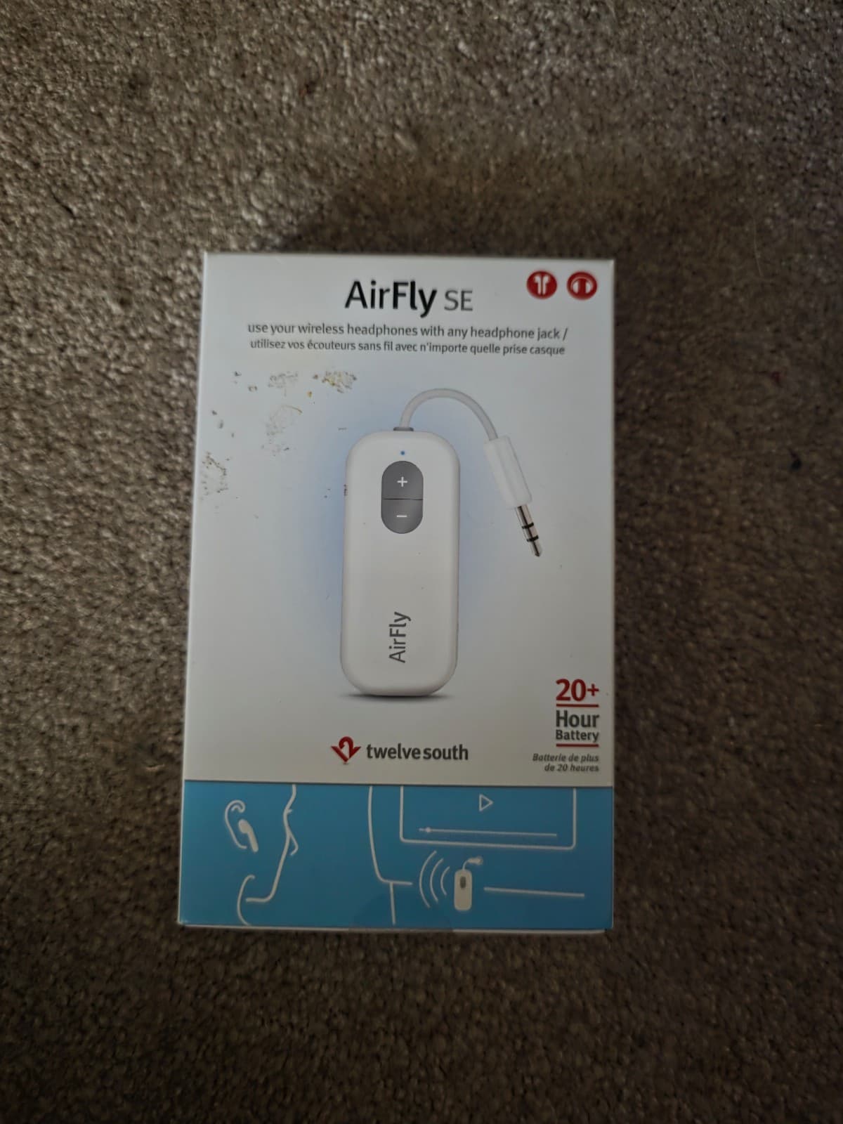 Twelve South AirFly SE Bluetooth wireless audio transmitter - Image 1