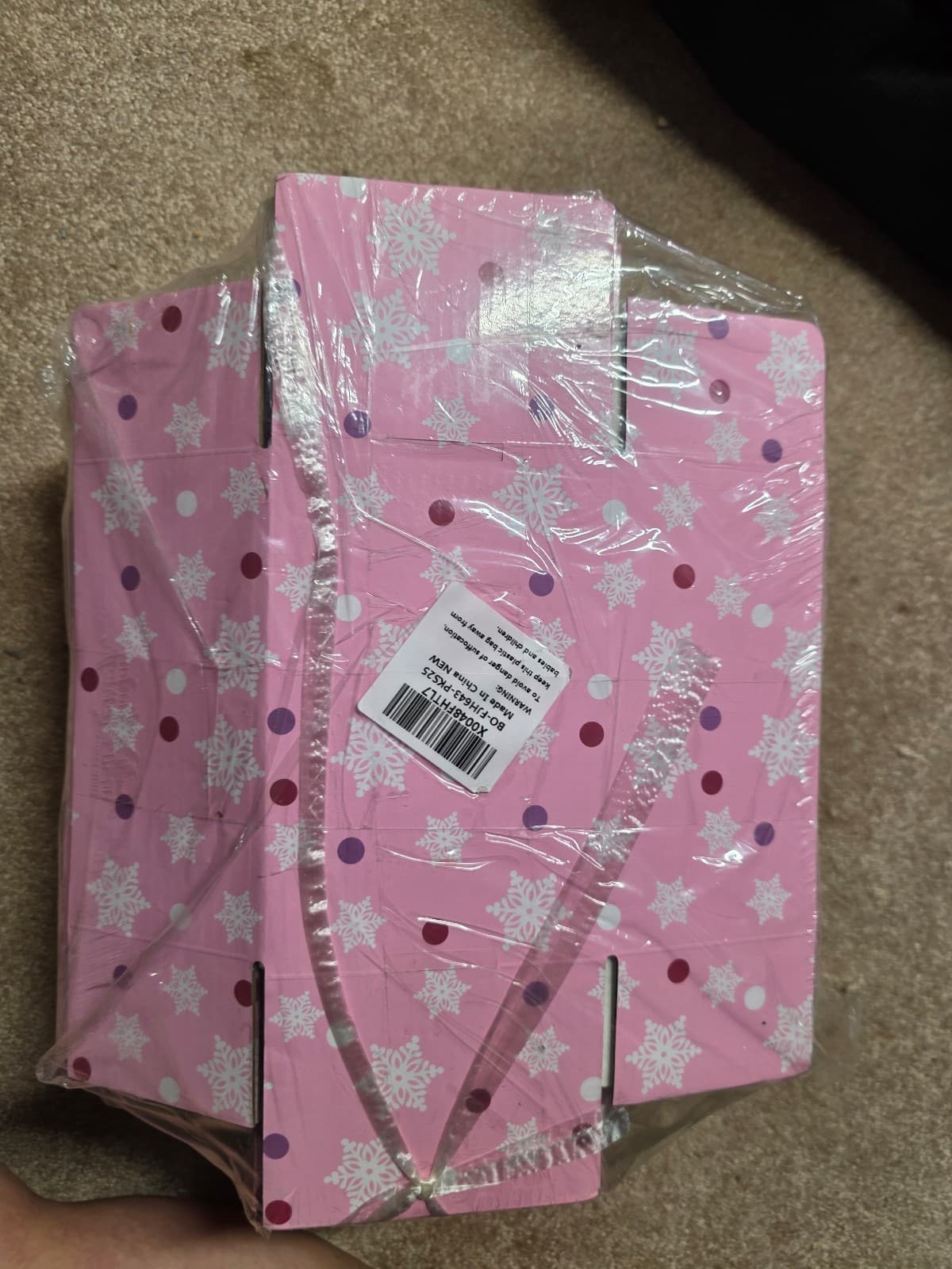 25 Pack 8x6x4 inch Christmas Gift Box with Lid, Corrugated Cardboard Shipping Bo - Thumbnail 3