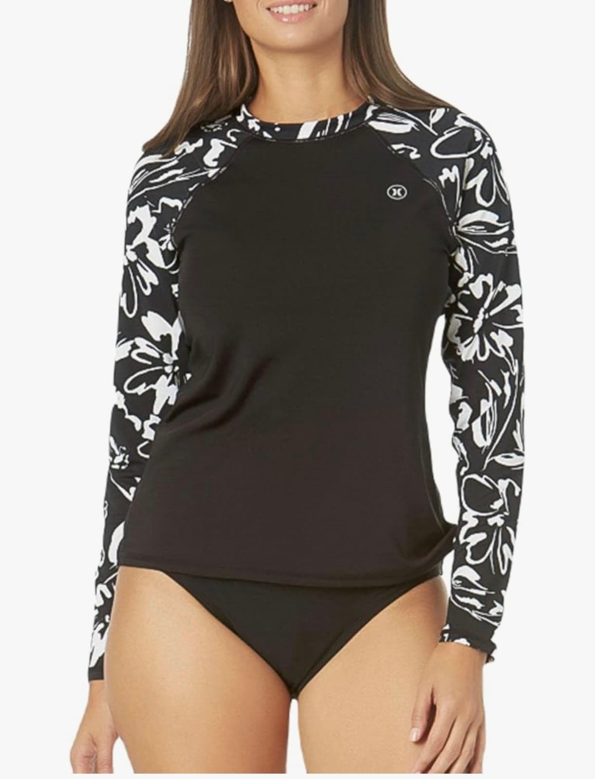 Hurley Ladies Long Sleeve Rash Guard sz Small - Image 1