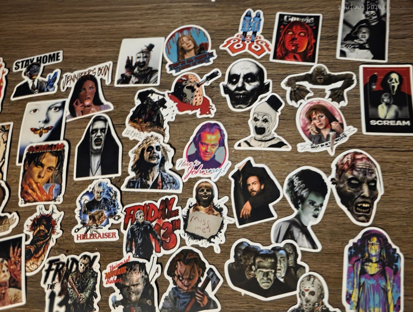 Horror Movie Stickers 100ct - Thumbnail 3