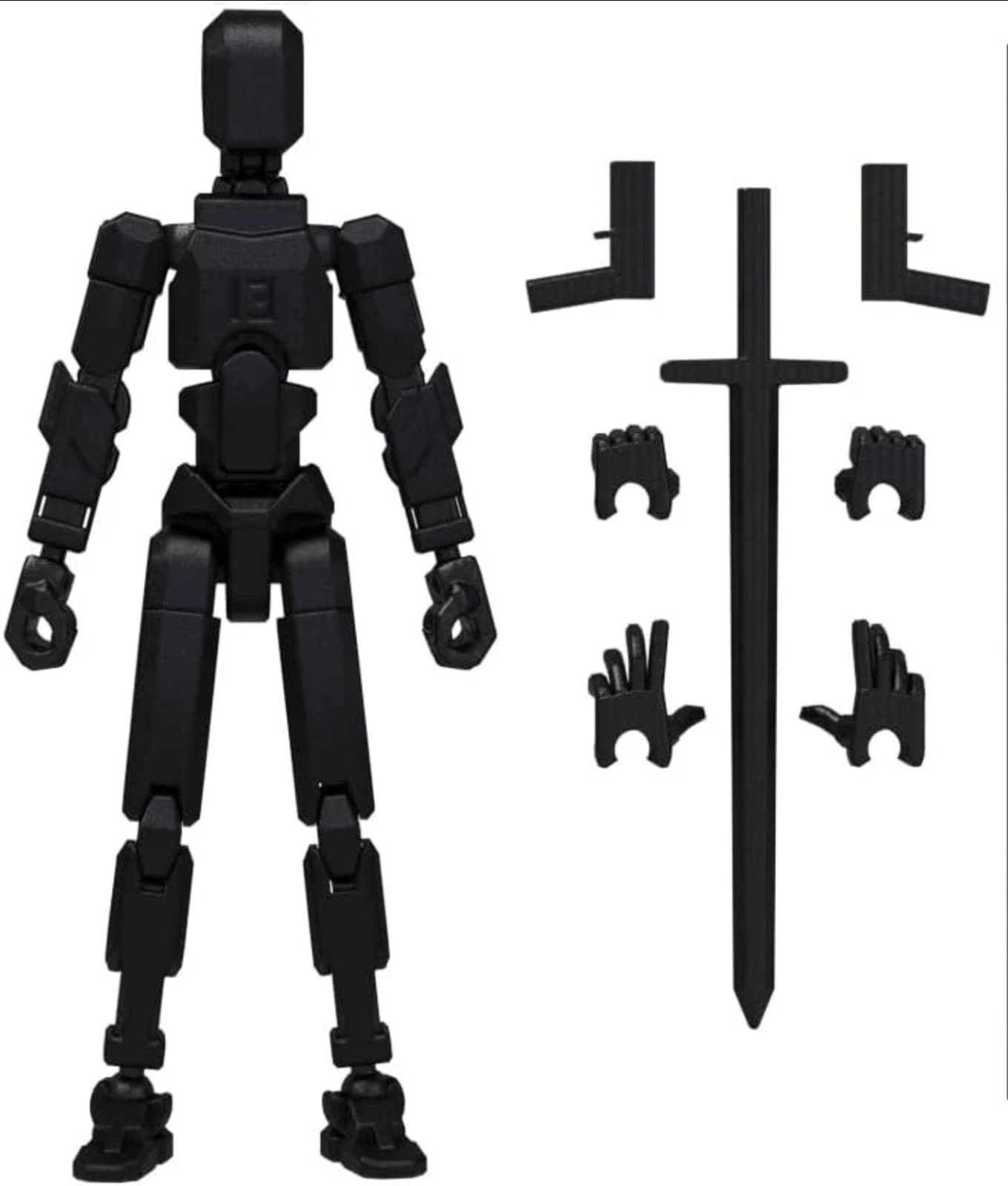 MerryXD T13 3D Action Figure,Assembly Completed Dummy Nova Titan Lucky 13 Action - Image 1
