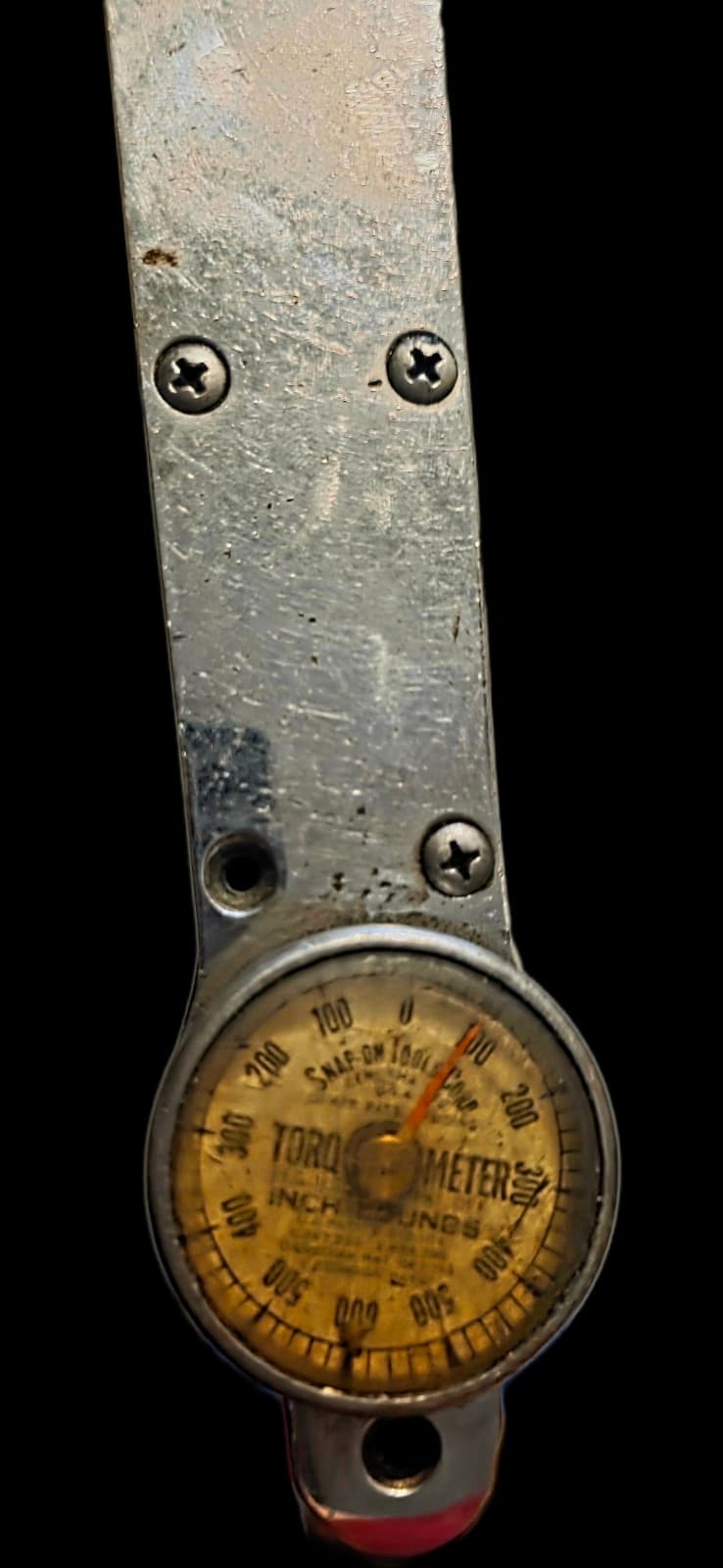 SNAP-ON TORQOMETER 600inch-pounds Drive Torque Wrench Vnt - Thumbnail 4