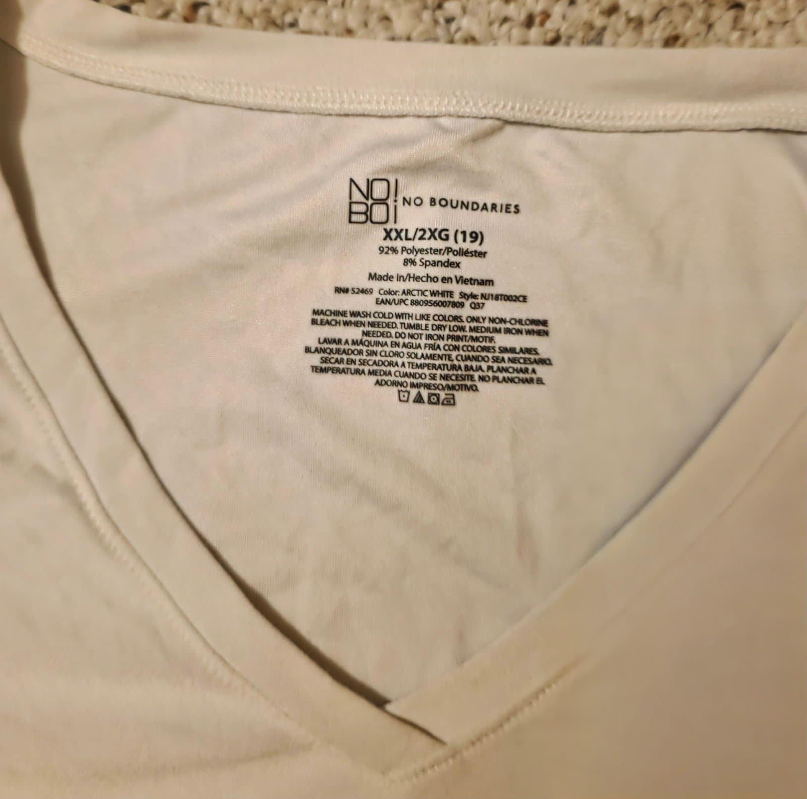 Women's White shirt sz 2X - Thumbnail 2