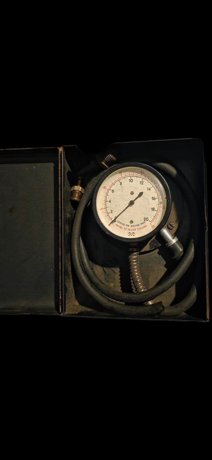 Vintage Rego LP Gas Tester in Metal Case - Image 1