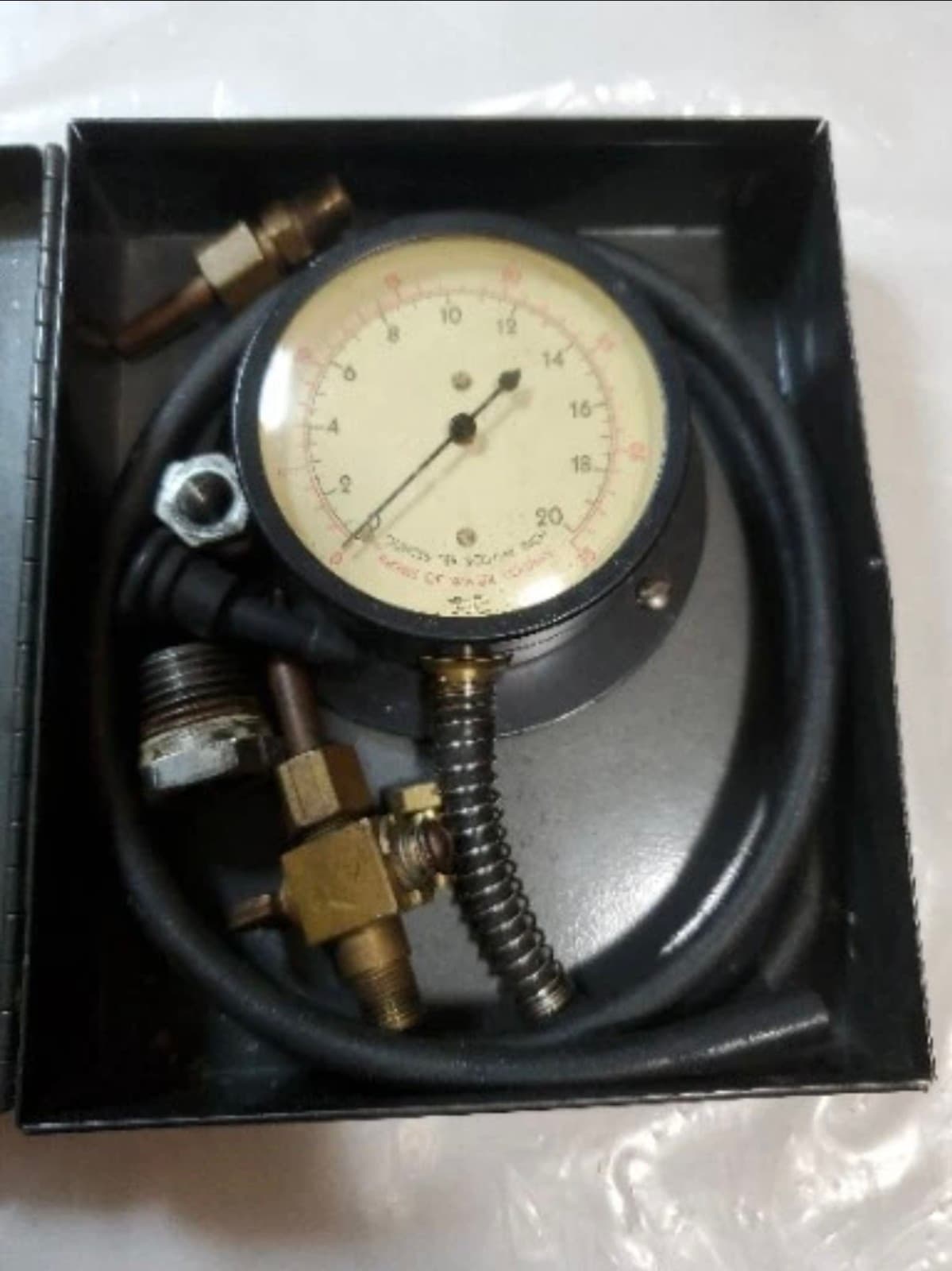 Vintage Rego LP Gas Tester in Metal Case - Thumbnail 2