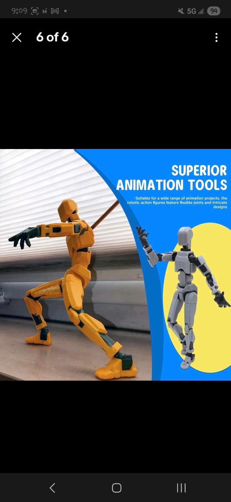 MerryXD T13 3D Action Figure,Assembly Completed Dummy Nova Titan Lucky 13 Action - Thumbnail 6