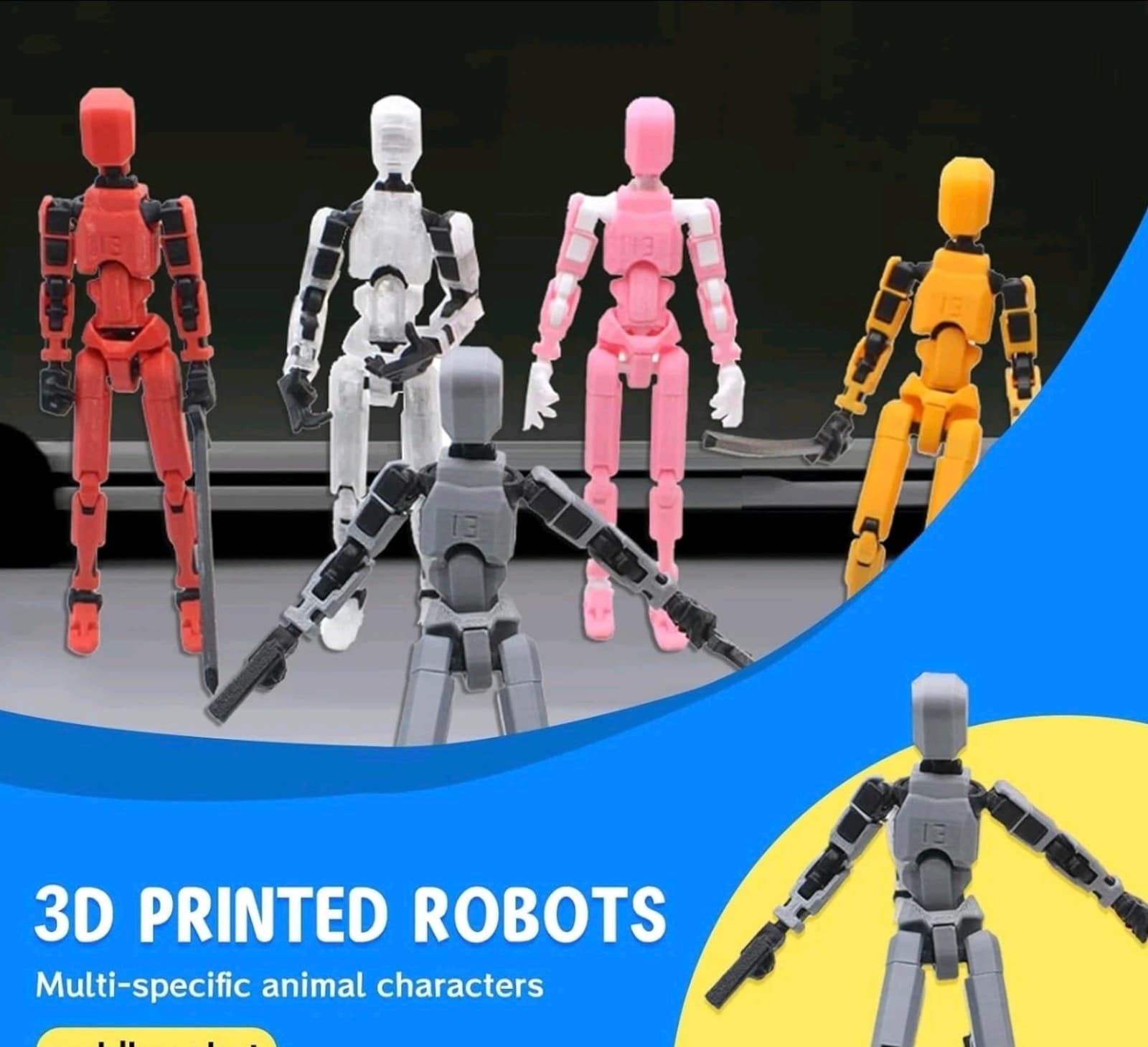 MerryXD T13 3D Action Figure,Assembly Completed Dummy Nova Titan Lucky 13 Action - Thumbnail 3