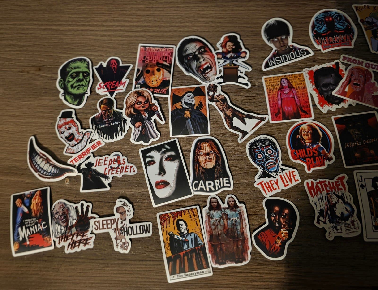 Horror Movie Stickers 100ct - Thumbnail 5