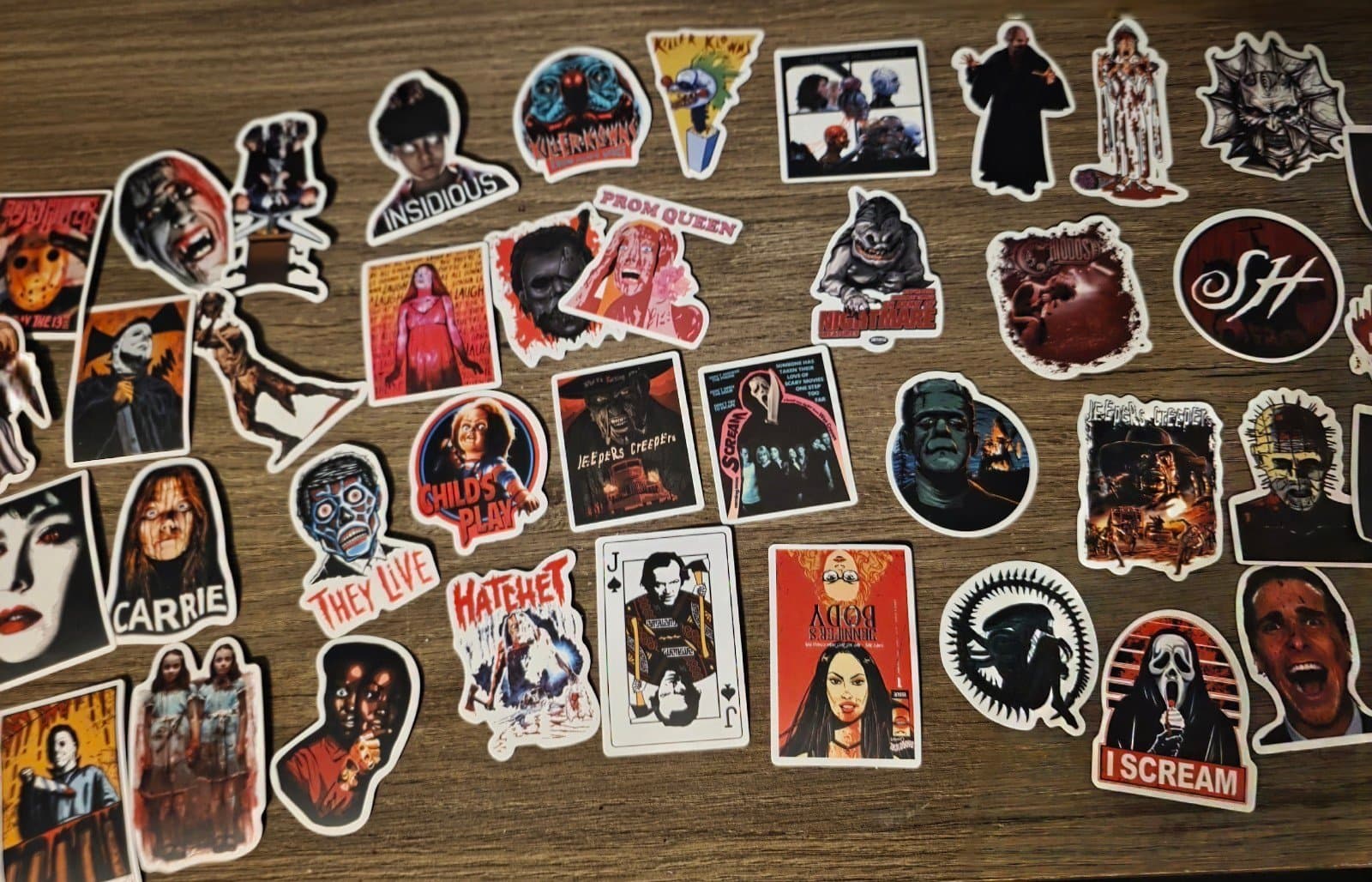 Horror Movie Stickers 100ct - Thumbnail 6