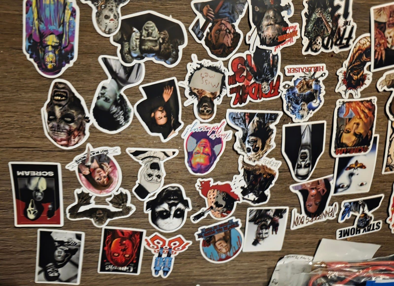 Horror Movie Stickers 100ct - Thumbnail 4