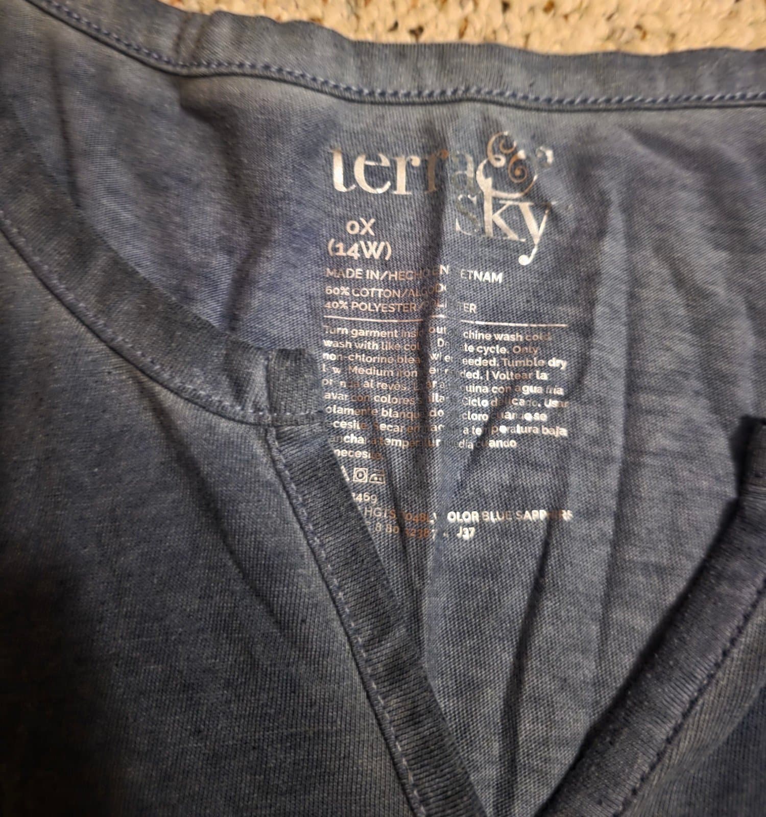 Women's shirt sz XL blue - Thumbnail 2