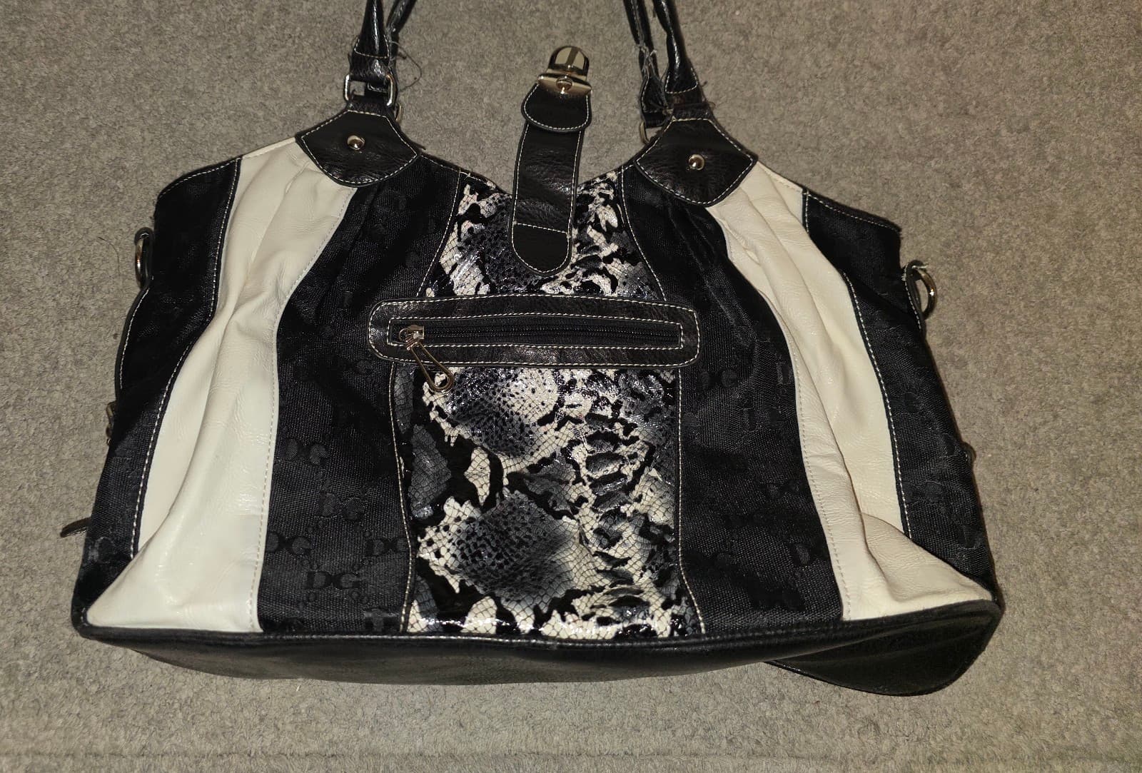 Dolche & Gabbana Bag Soft Leather & Snakeskin - Thumbnail 7