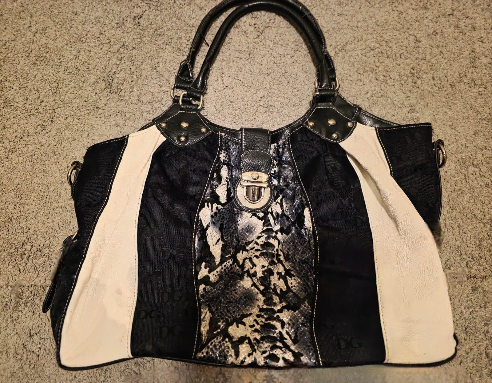 Dolche & Gabbana Bag Soft Leather & Snakeskin - Image 1