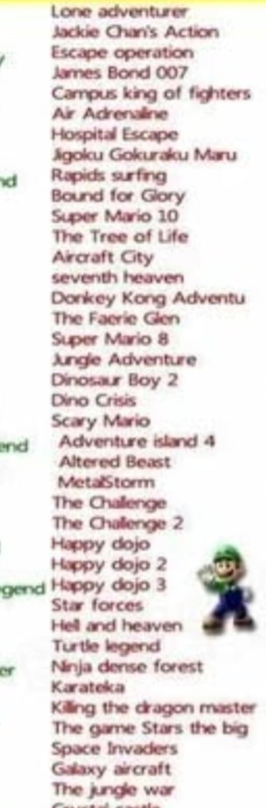 Gameboy Multi-Game Cartridge 369-in-1 - Thumbnail 10