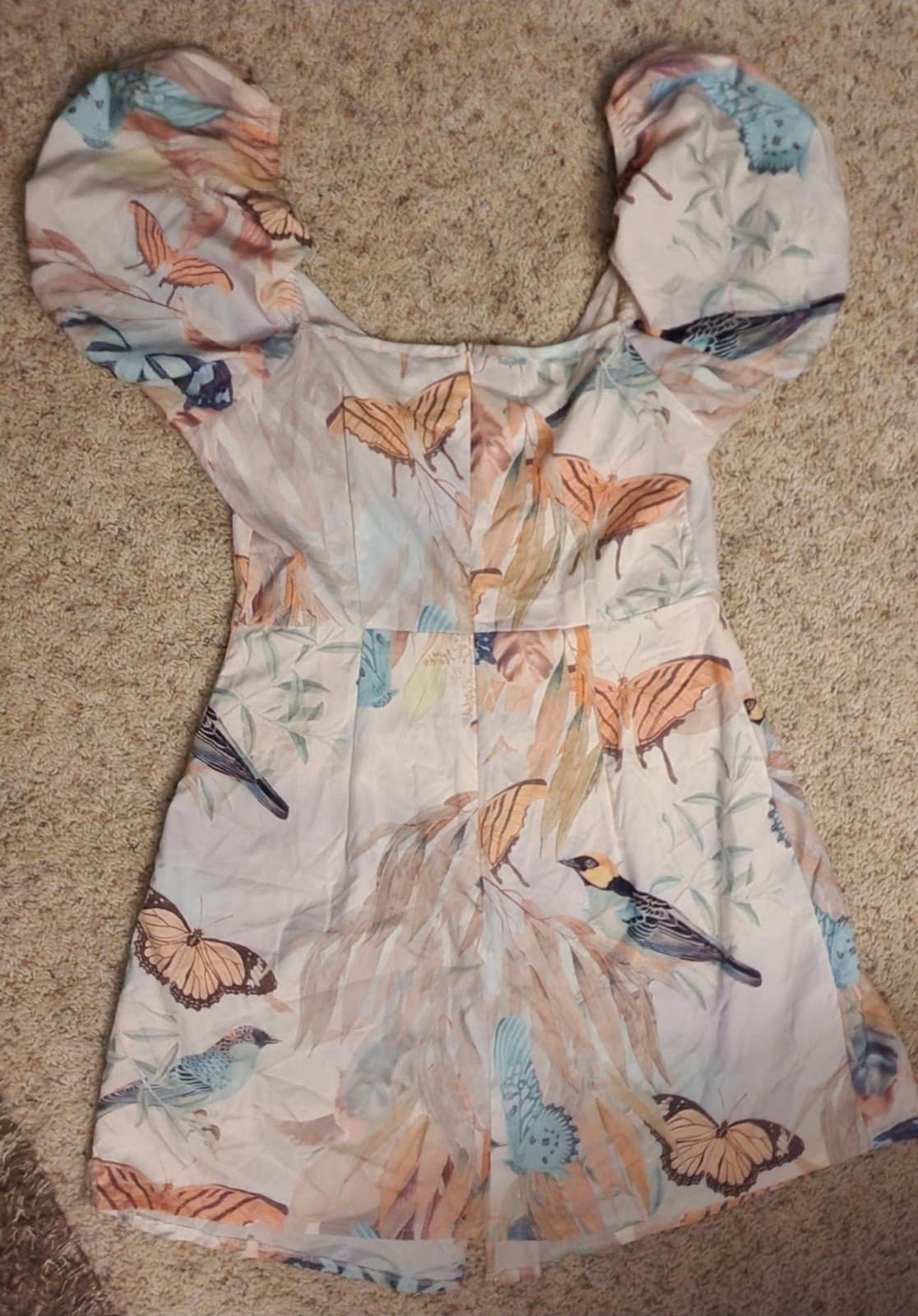 Butterfly Mini Dress by Pretty Little Things - Thumbnail 4