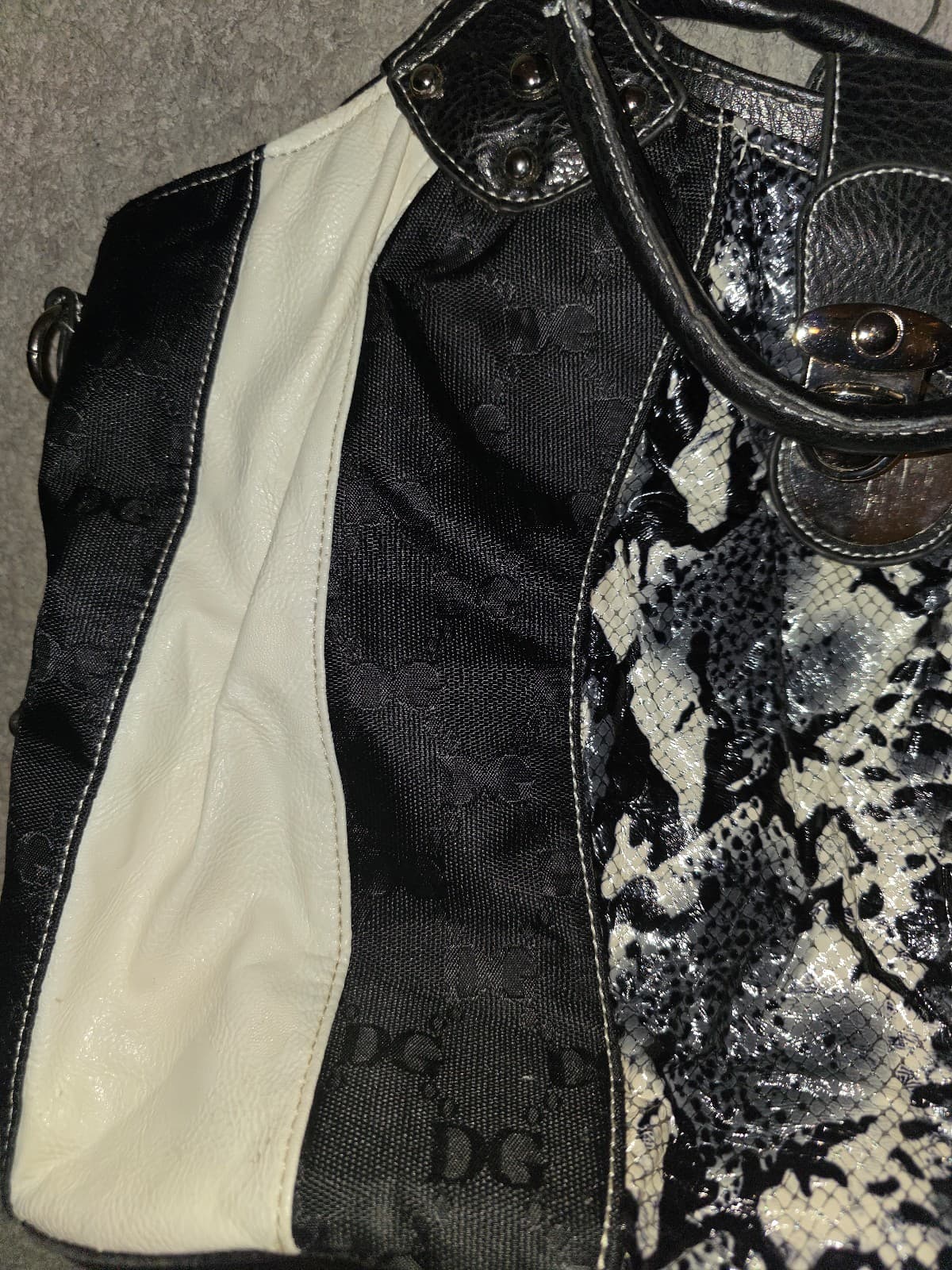 Dolche & Gabbana Bag Soft Leather & Snakeskin - Thumbnail 8