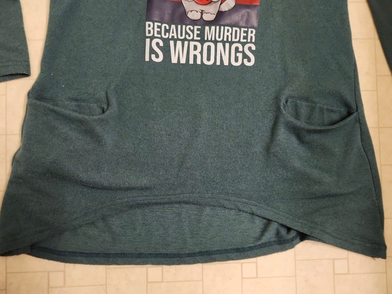 Funny Women's Hoodie w/ Cat Ears - Thumbnail 4