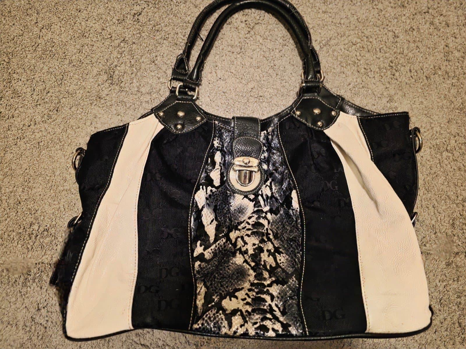 Dolche & Gabbana Bag Soft Leather & Snakeskin - Thumbnail 2