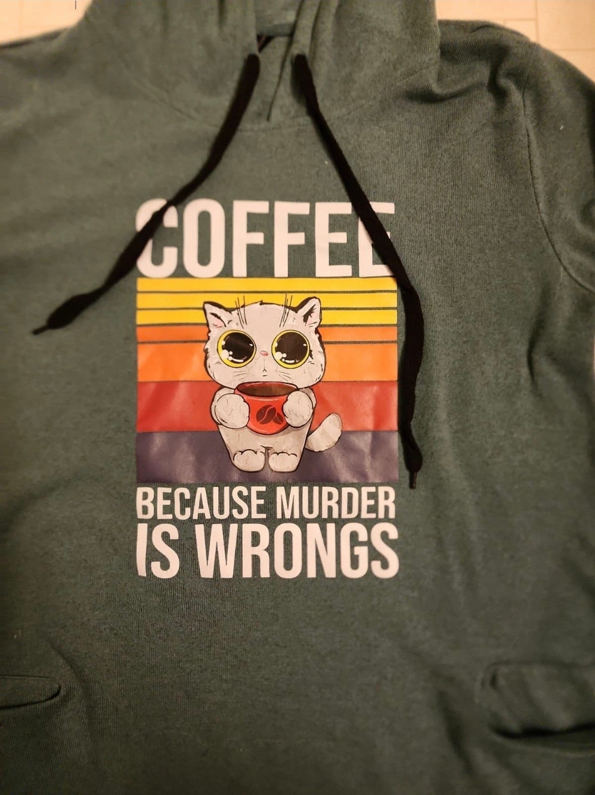 Funny Women's Hoodie w/ Cat Ears - Thumbnail 2