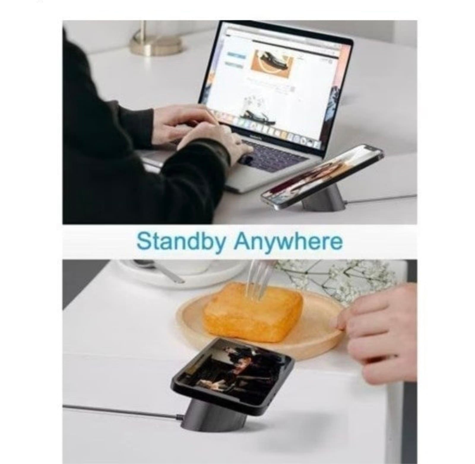 Wireless Fast Charger/Stand - Thumbnail 3