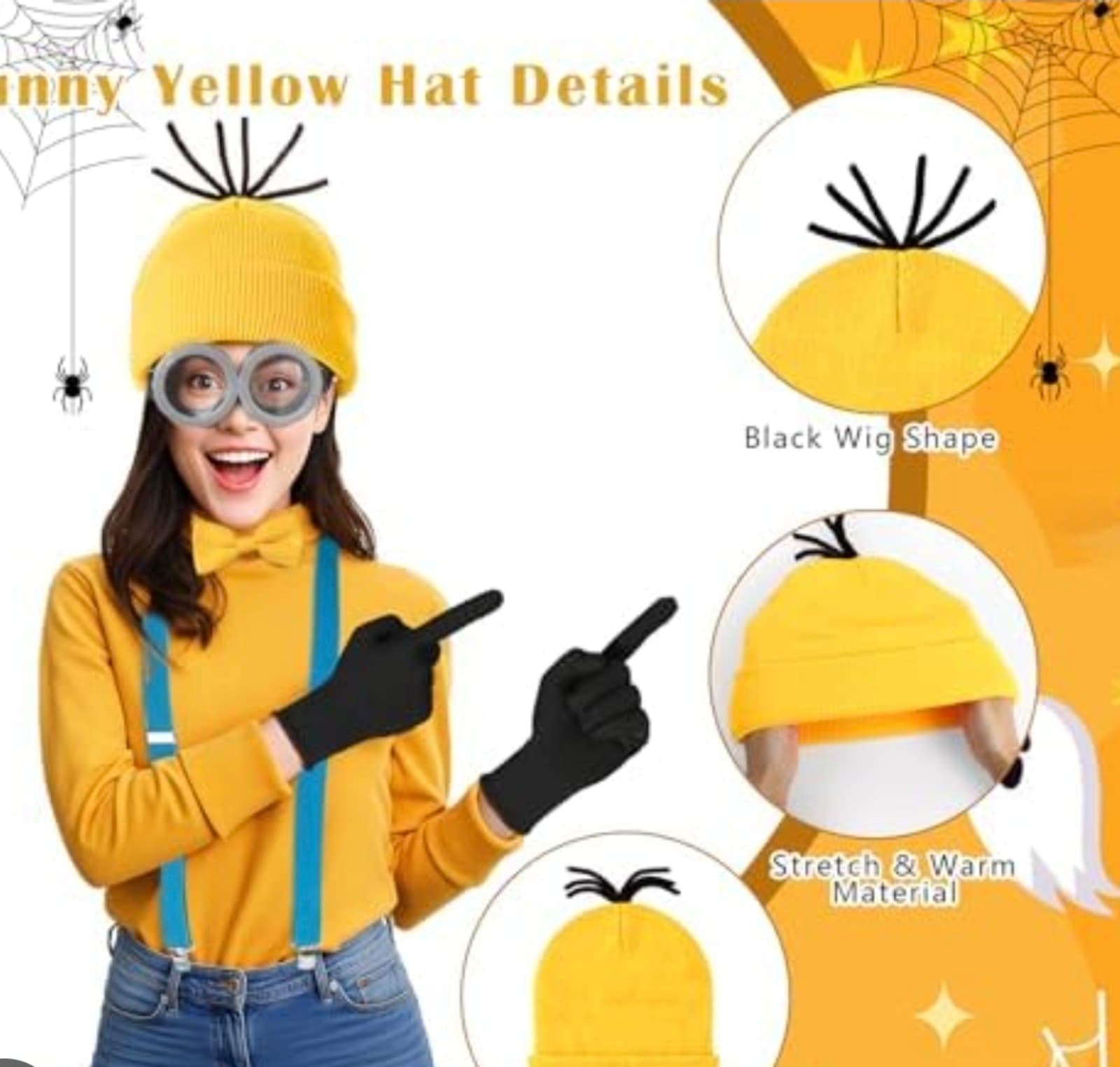 Minions Costume One Size Fits Most - Thumbnail 2
