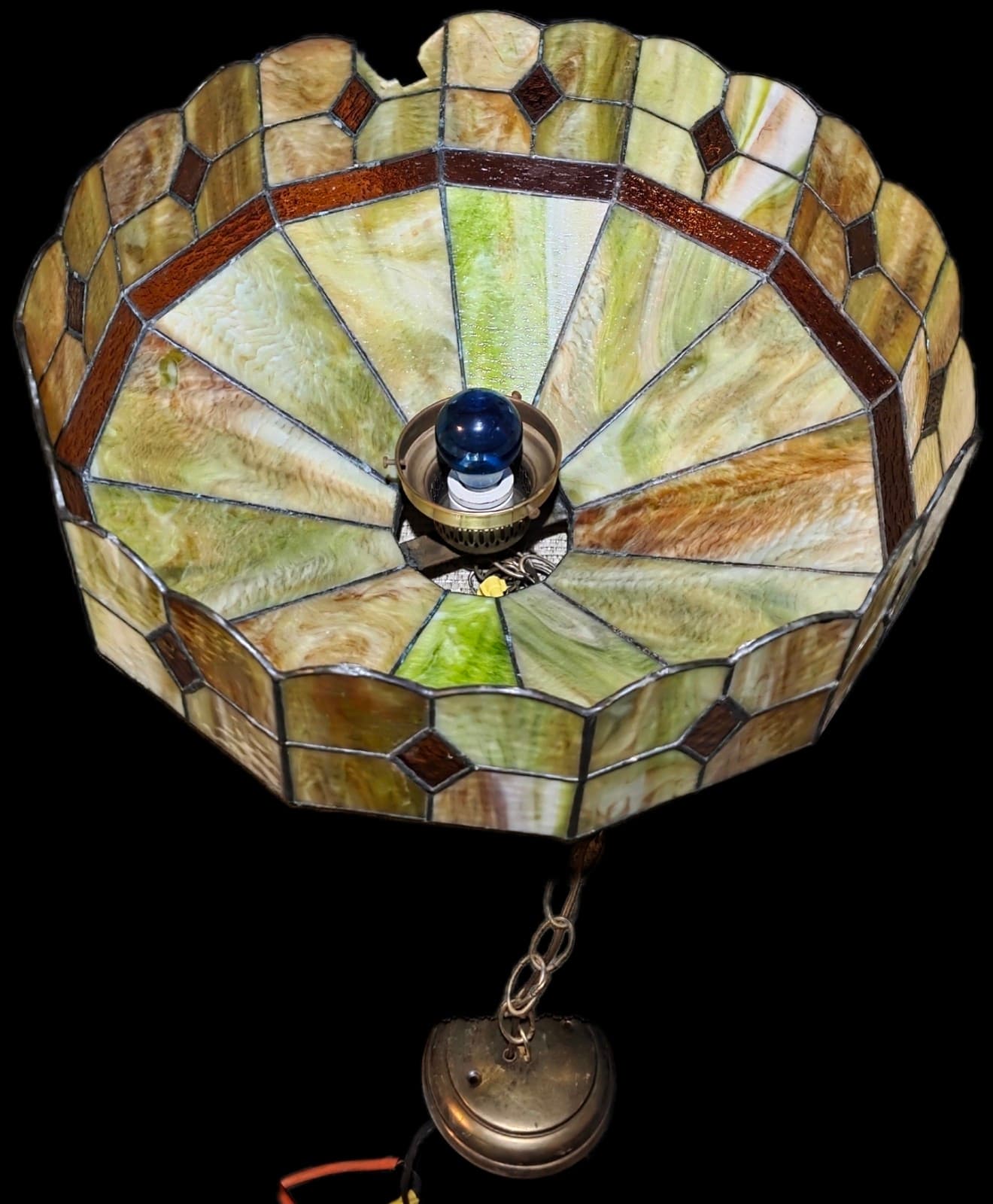 Vintage Tiffany Style Light - Thumbnail 3