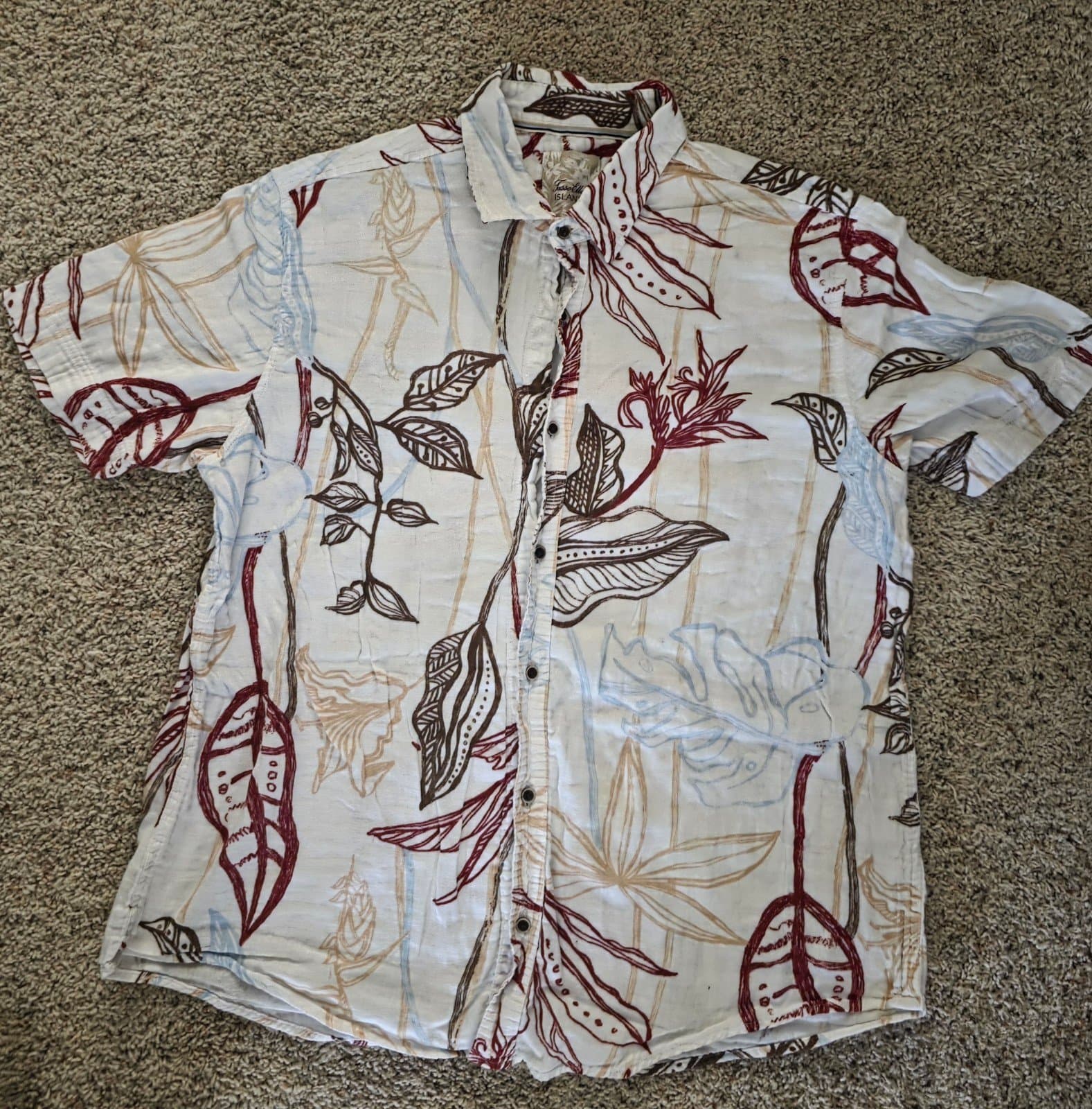 Men's Button Up Shirt sz XL by Tasso Ella Island - Image 1