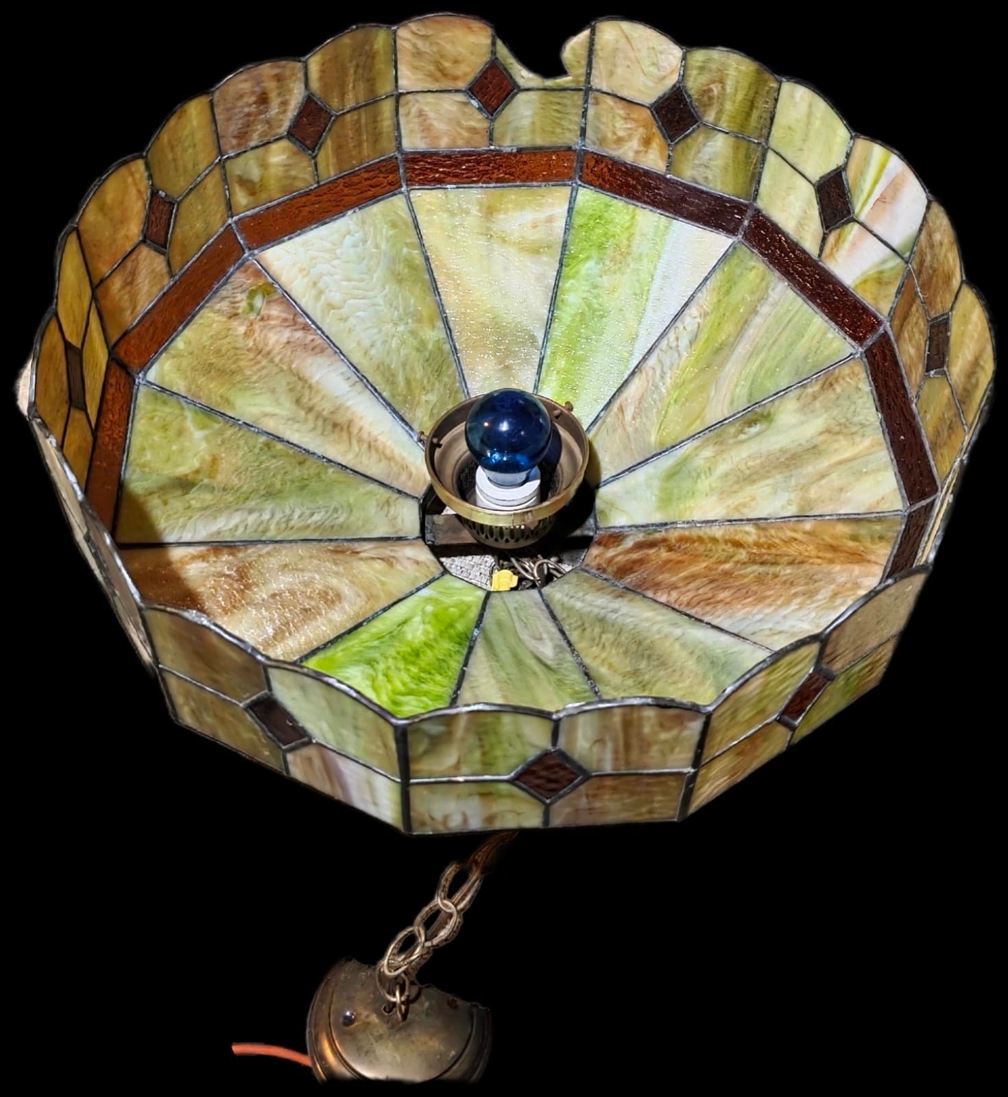 Vintage Tiffany Style Light - Thumbnail 2