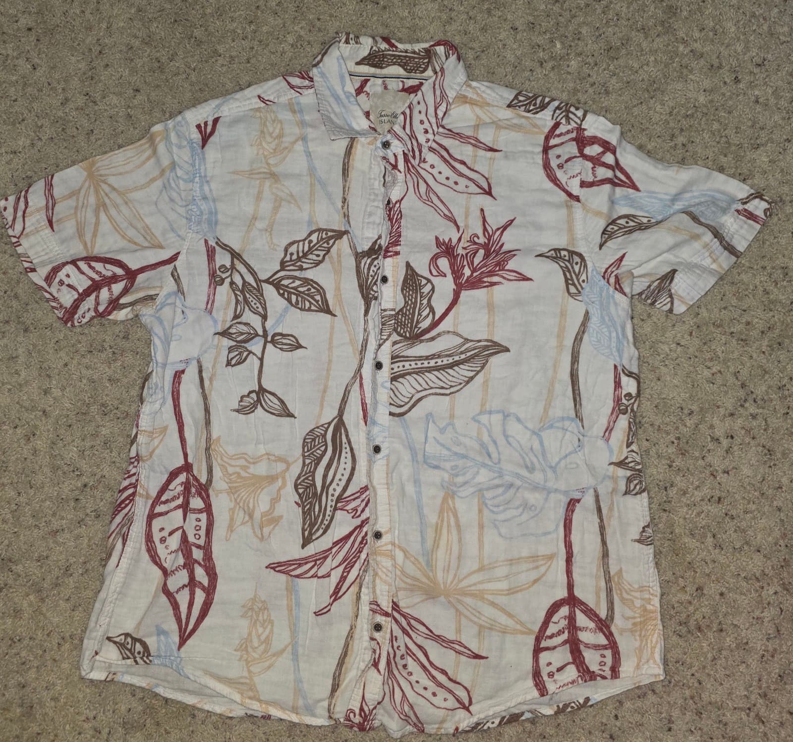 Men's Button Up Shirt sz XL by Tasso Ella Island - Thumbnail 2