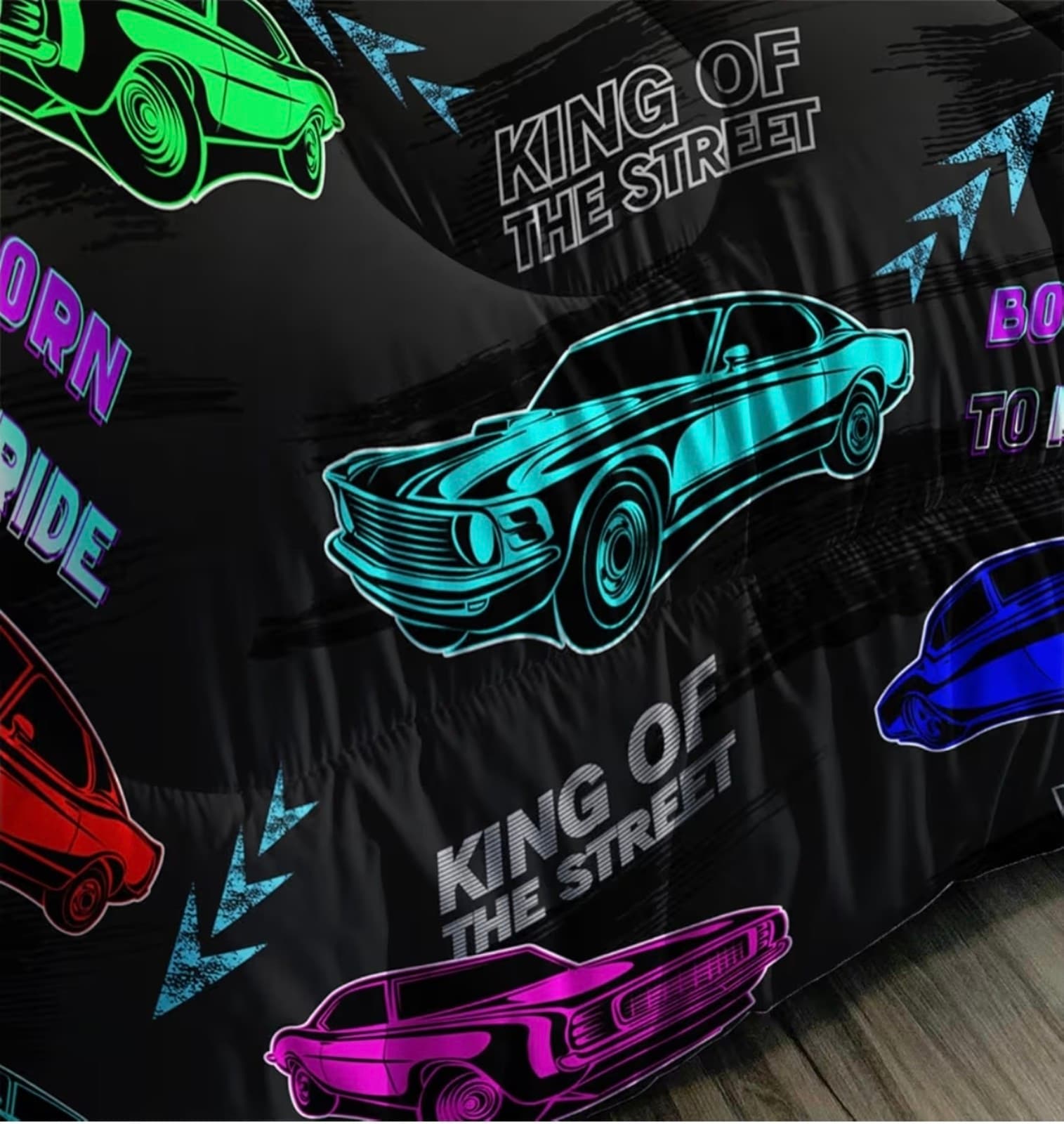 Race Car Comforter & Pillow Cases Twin Size, Fast & Furious Extreme - Thumbnail 5