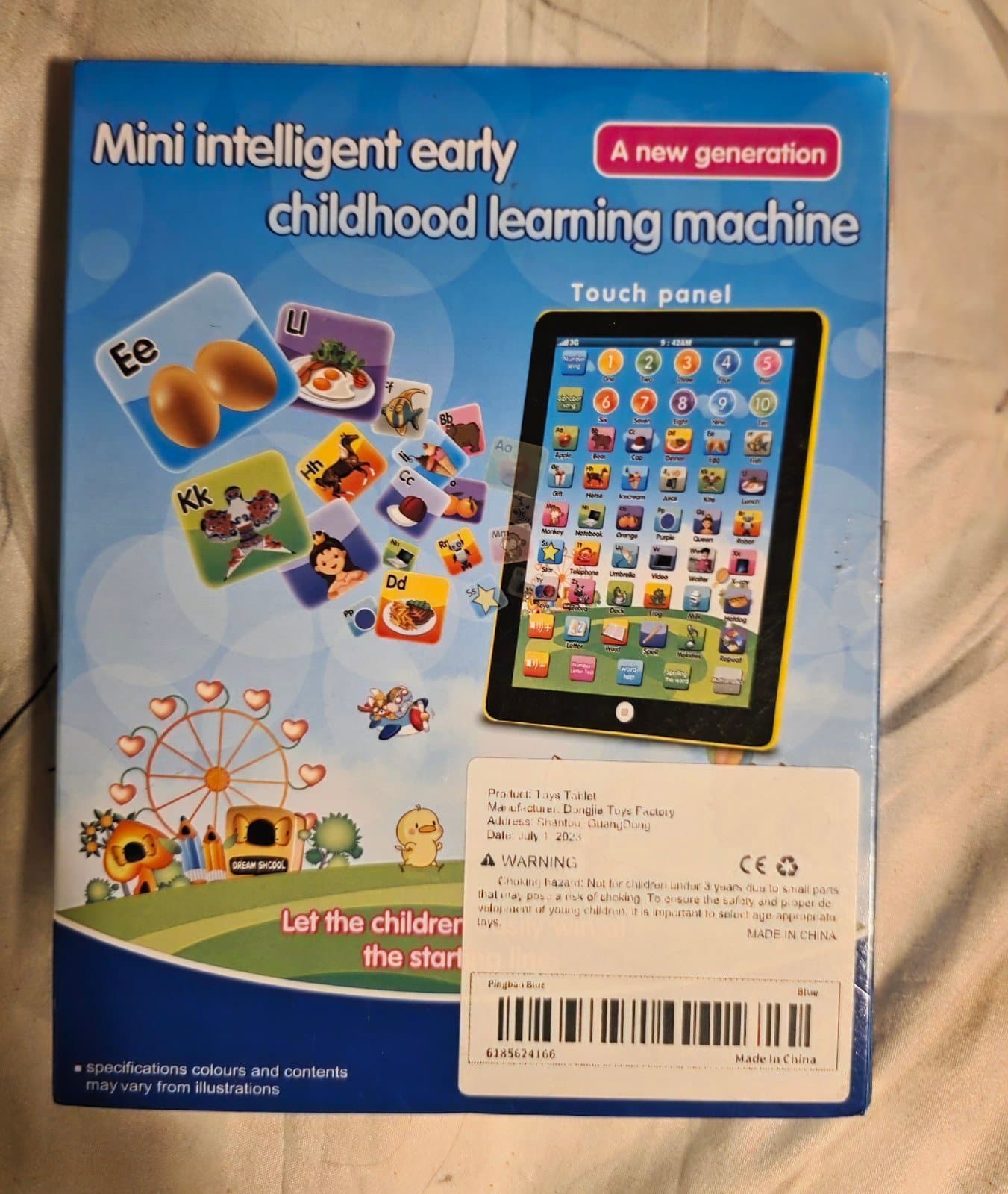 Blue Mini Intelligent Early Childhood Learning Computer Machine - Image 1