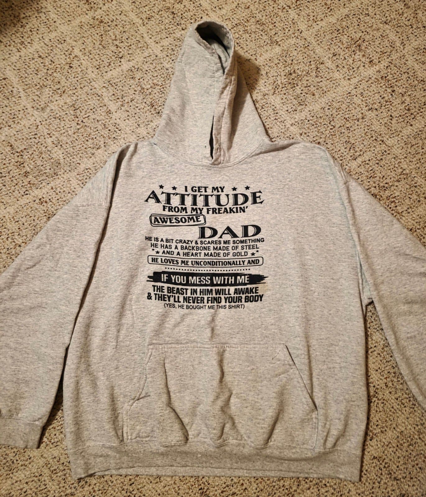 Women's Hoodie sz XXL Funny - Image 1