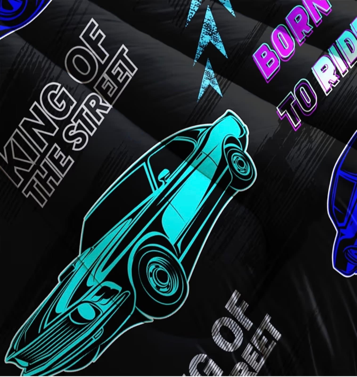 Race Car Comforter & Pillow Cases Twin Size, Fast & Furious Extreme - Thumbnail 4