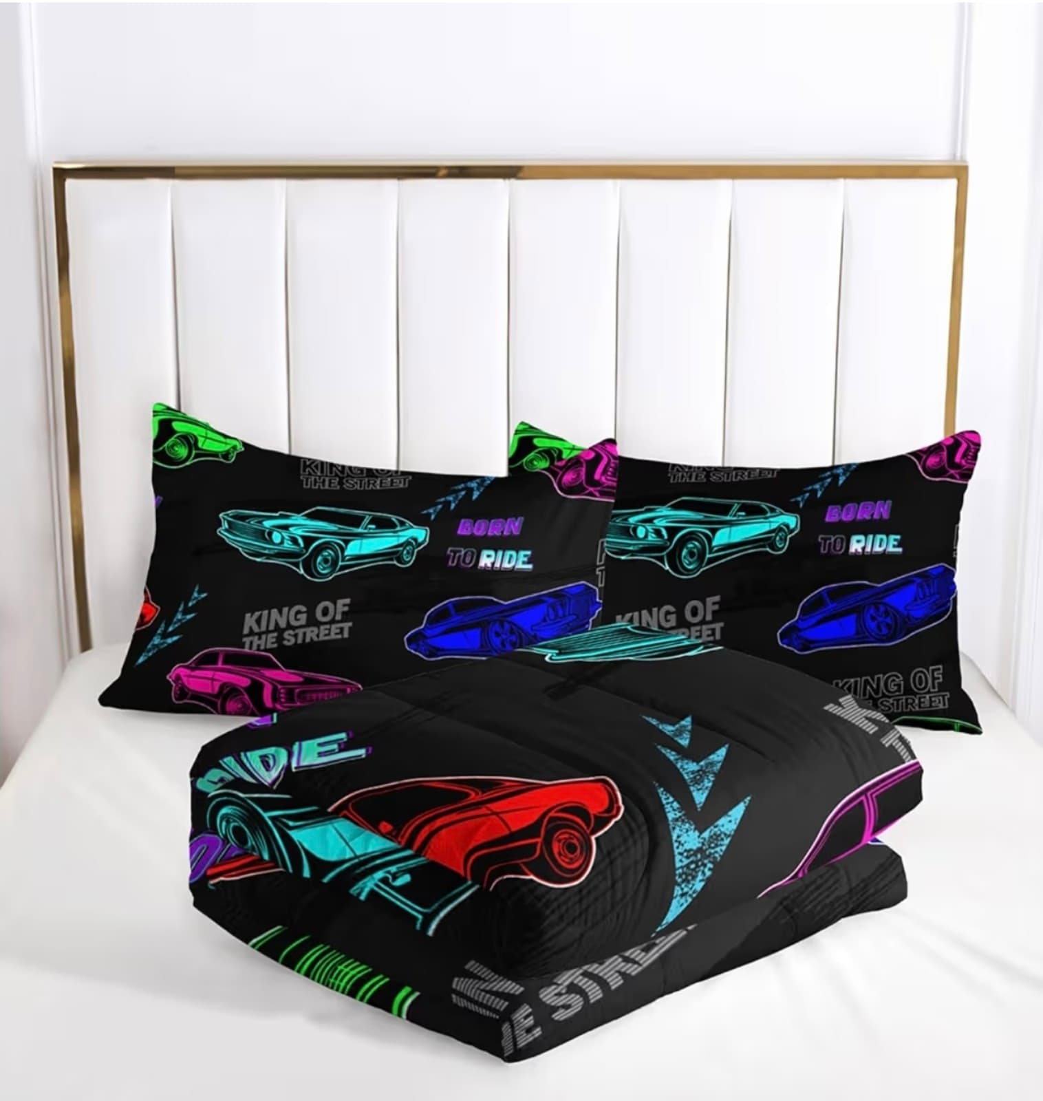 Race Car Comforter & Pillow Cases Twin Size, Fast & Furious Extreme - Thumbnail 6