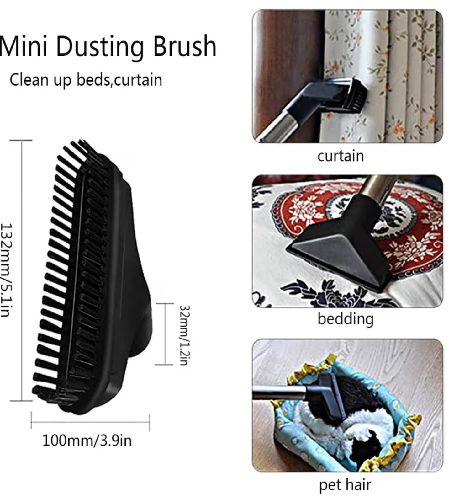 Vacuum Attachments Accessories 11/4 inch Vacuum Cleaner Tools Kit Vacuum Dusty B - Thumbnail 6