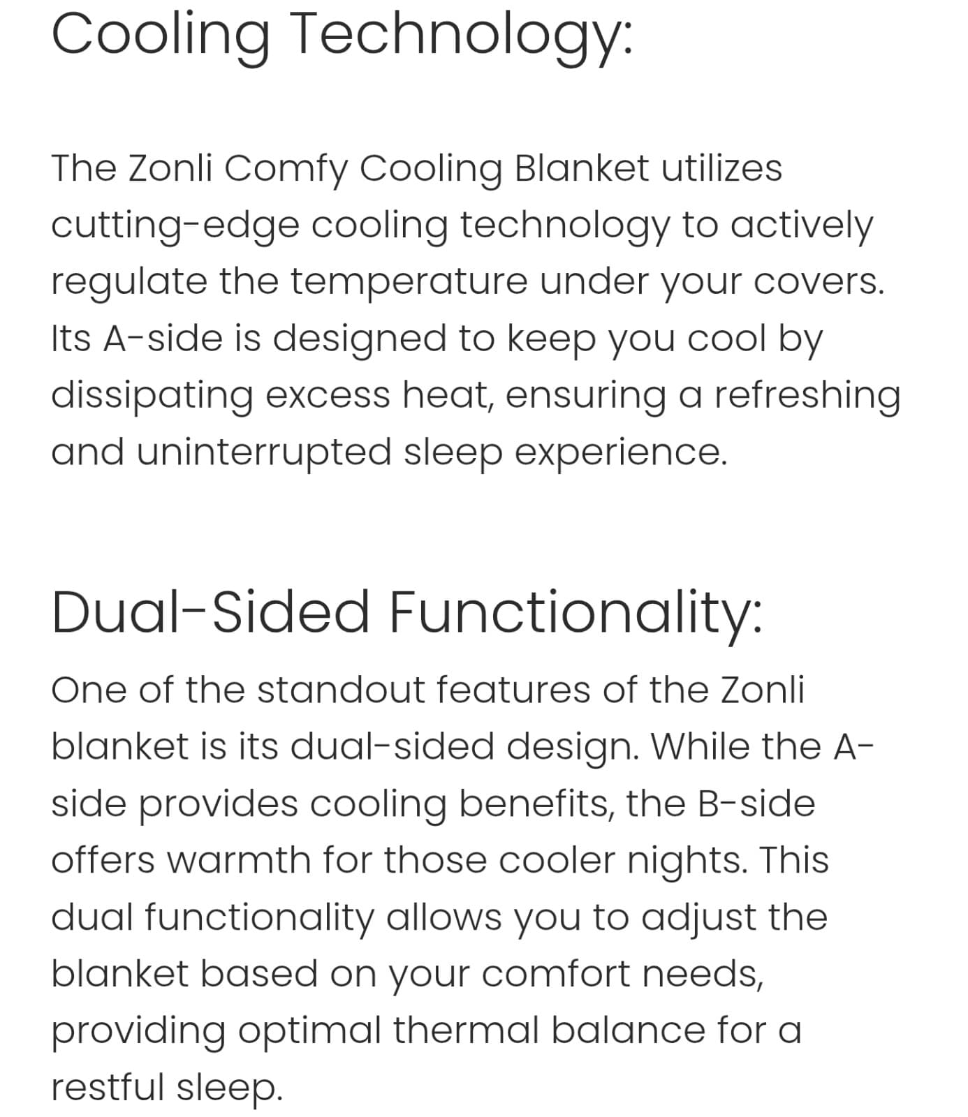 Cooling Blanket Twin Size Creamy Beige - Thumbnail 5