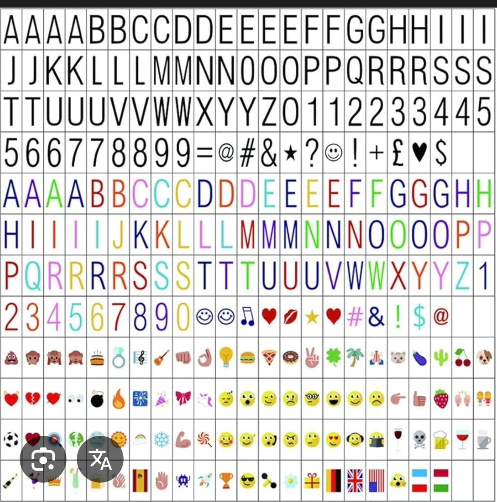 255 pcs Letters Numbers & Symbols Light Box Changeable Message - Thumbnail 2