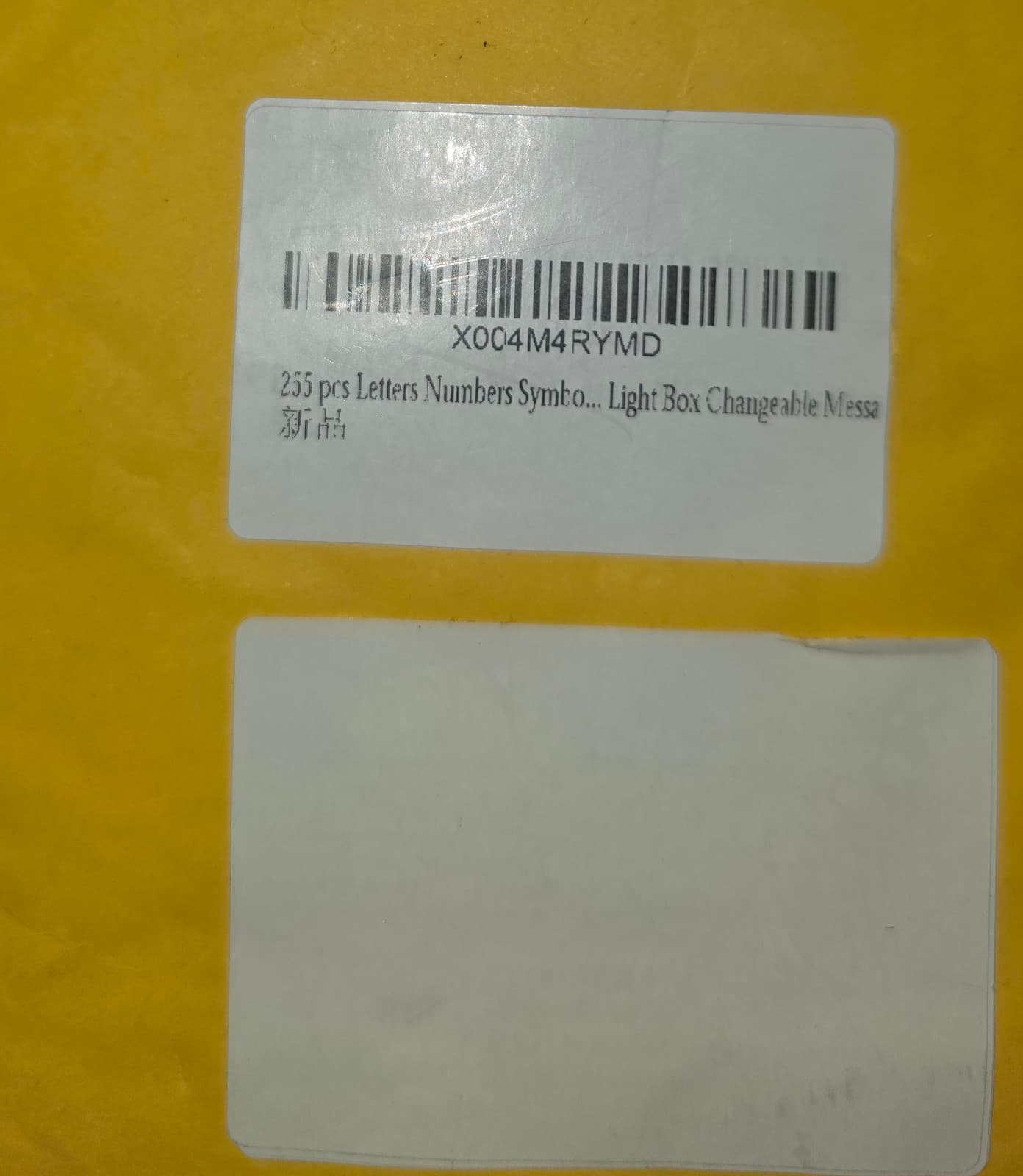 255 pcs Letters Numbers & Symbols Light Box Changeable Message - Thumbnail 3