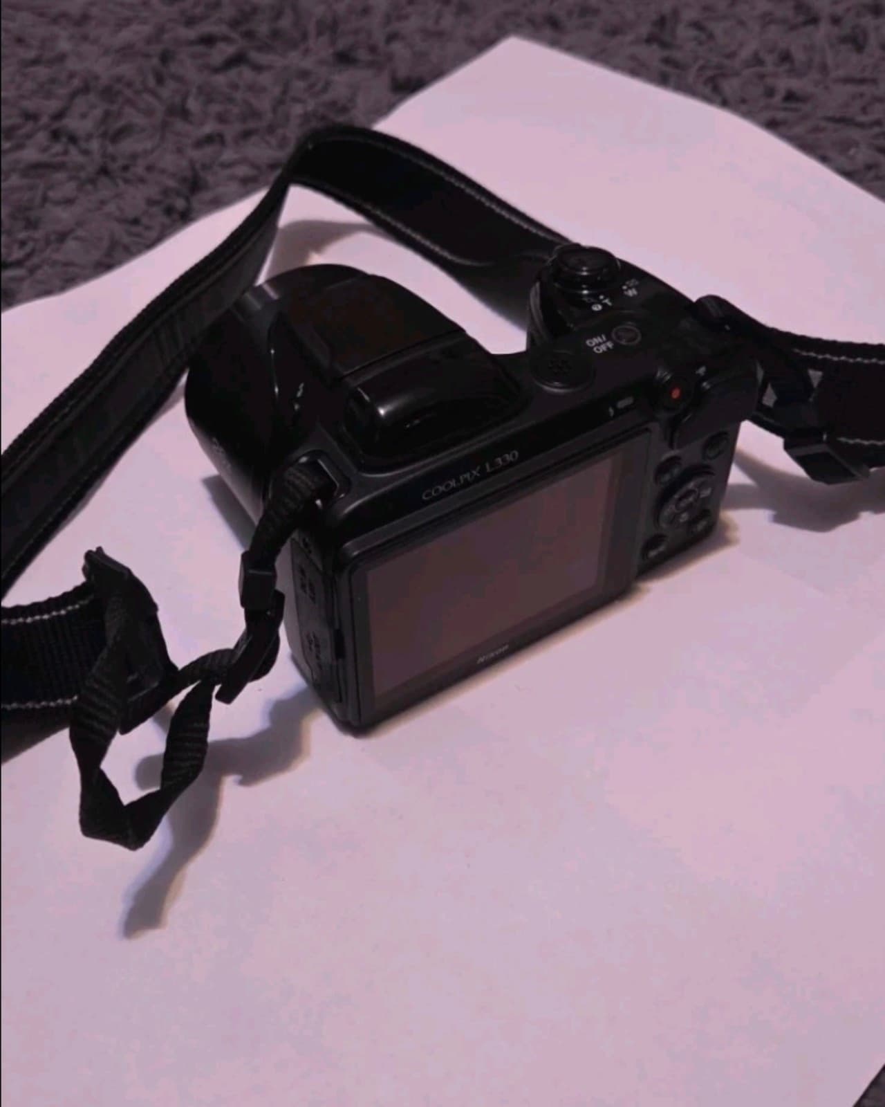 Nikon COOLPIX L330 20.2MP Digital Camera - Black - Thumbnail 3