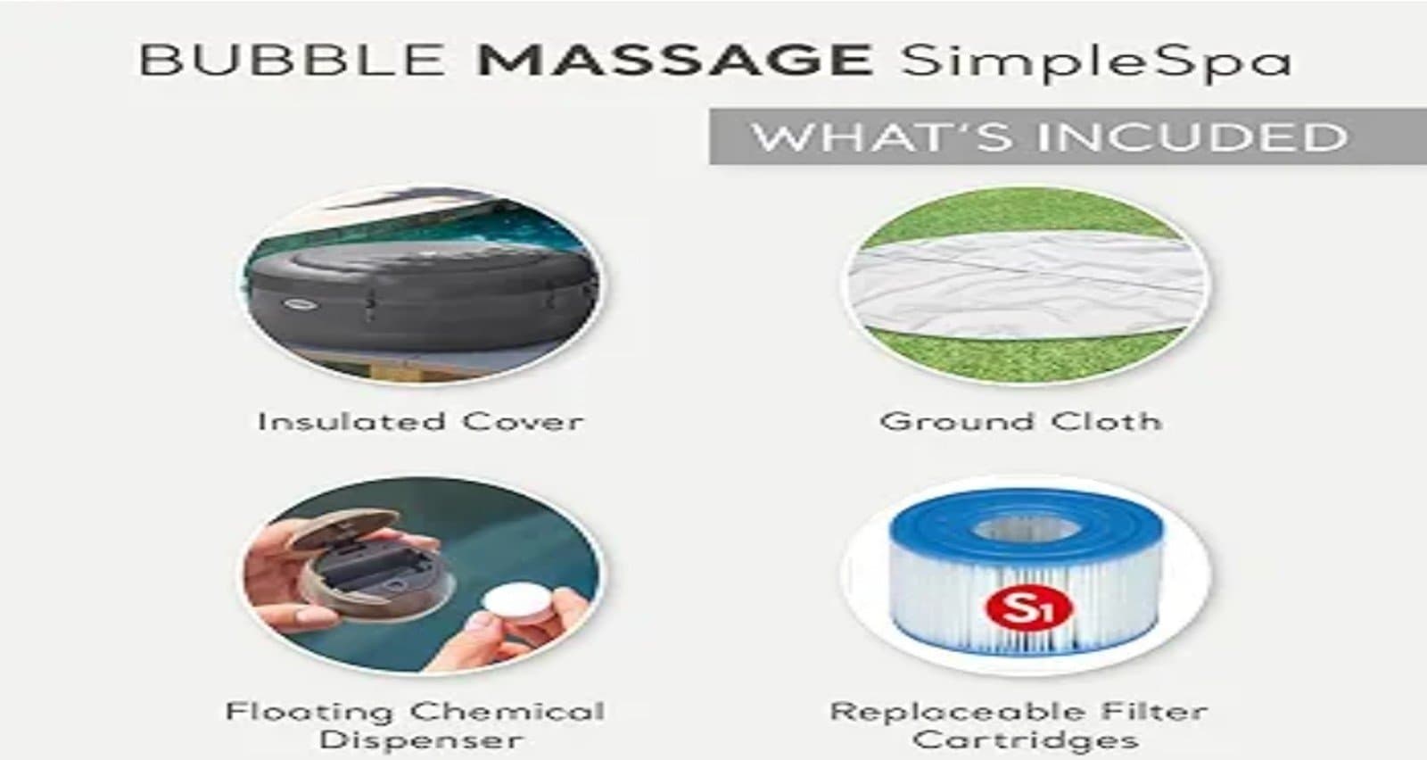 Intex SimpleSpa Inflatable Bubble Massage Spa - Thumbnail 6