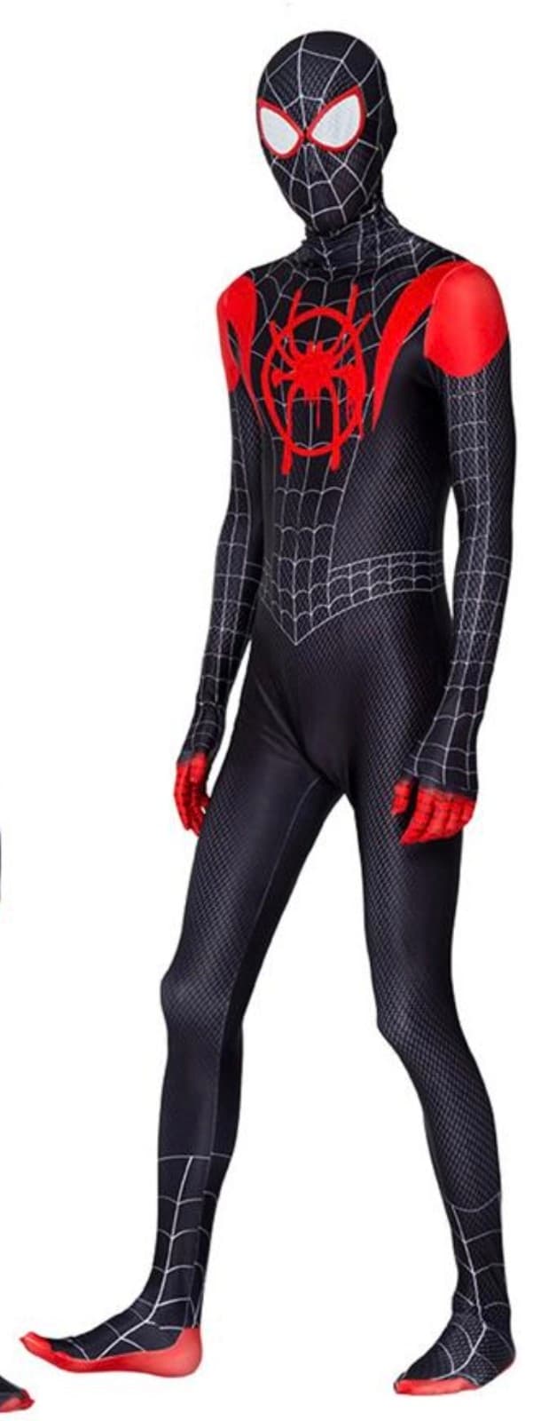 Spiderman Miles Morales Costume Mens sz Large - Image 1