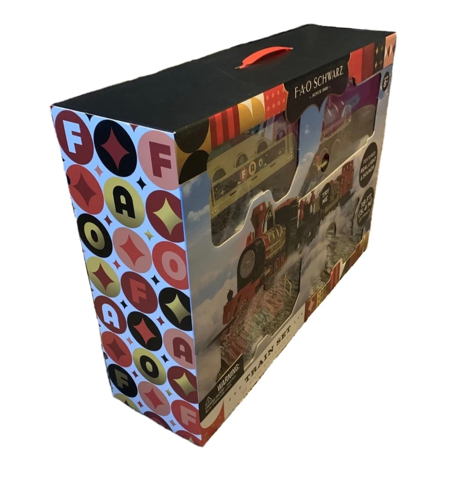 FAO Schwarz Motorized Train Set - 30 Piece - Thumbnail 2