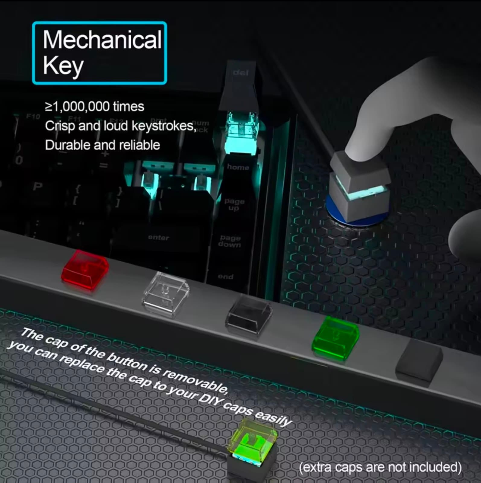 Motherboard External Start Computer Switch On/Off Button Extension Cord PC Power - Thumbnail 4