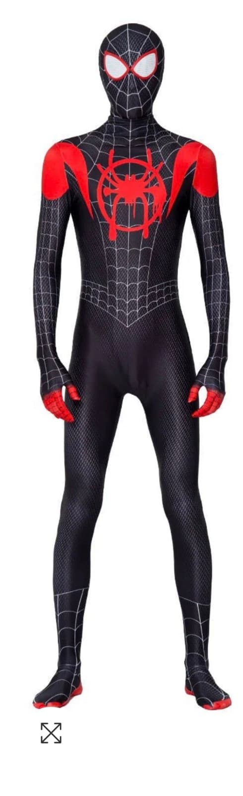 Spiderman Miles Morales Costume Mens sz Large - Thumbnail 6