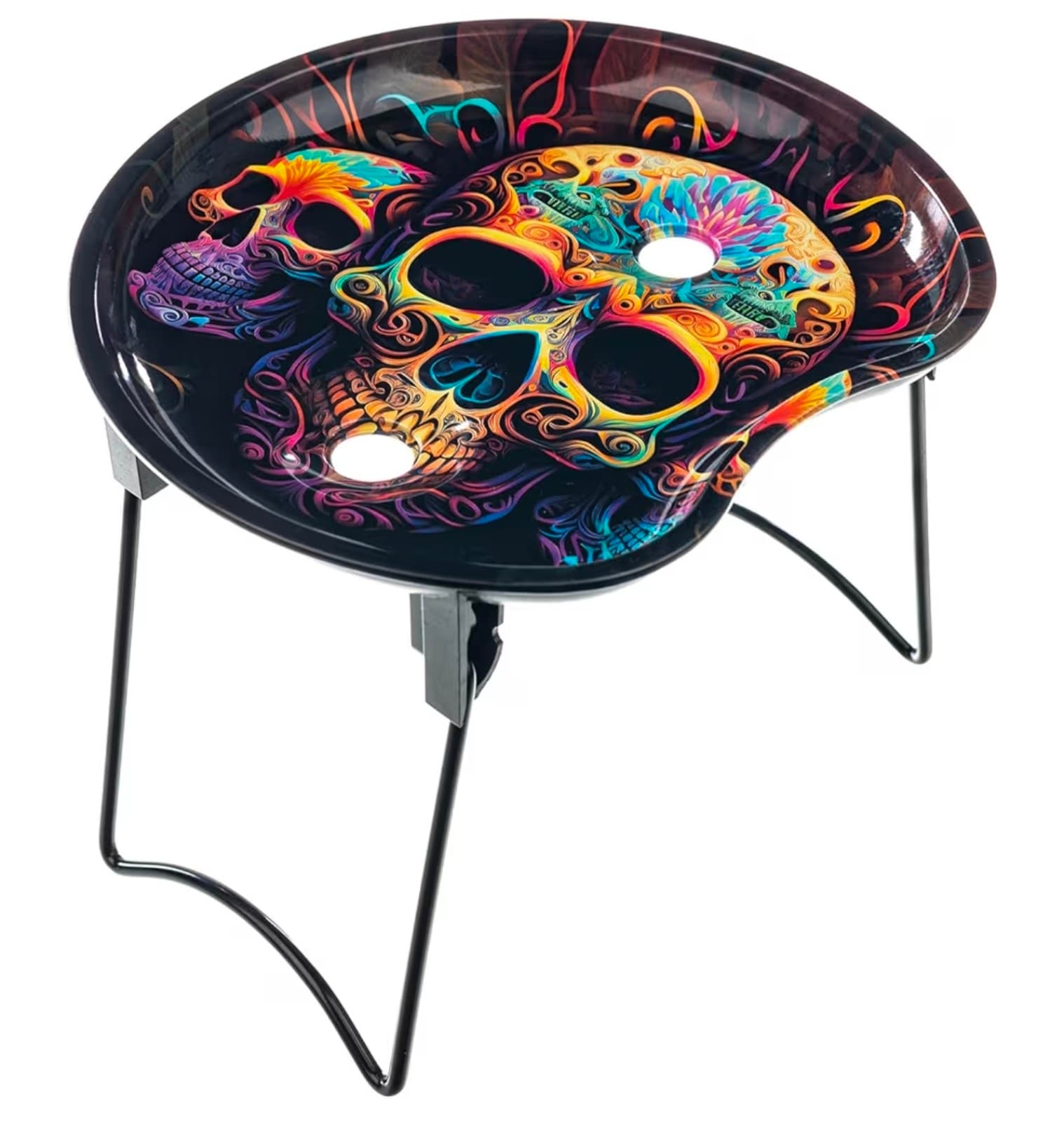 Portable Rolling Tray Metal Plate Cone Loader Foldable - Image 1