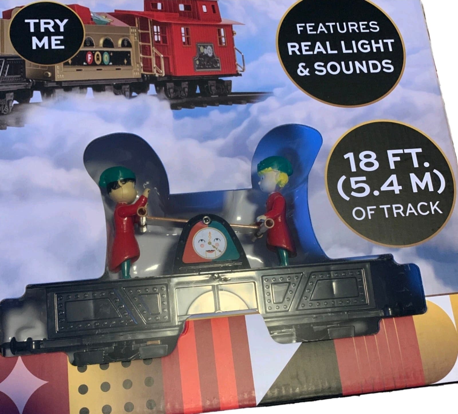 FAO Schwarz Motorized Train Set - 30 Piece - Thumbnail 6