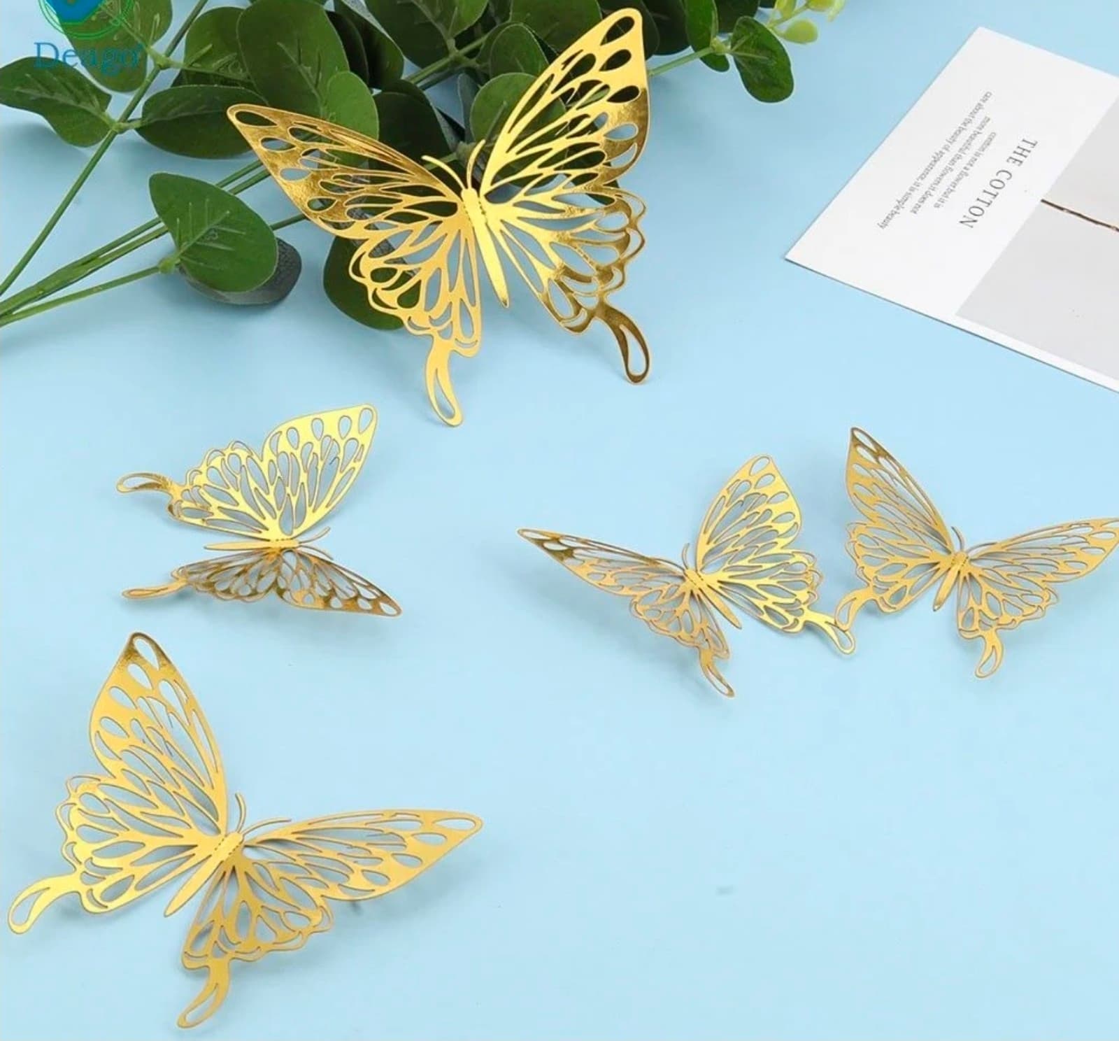 Butterfly Wall Stickers Art Decals DIY Removable Sticker 12 pack - Thumbnail 3