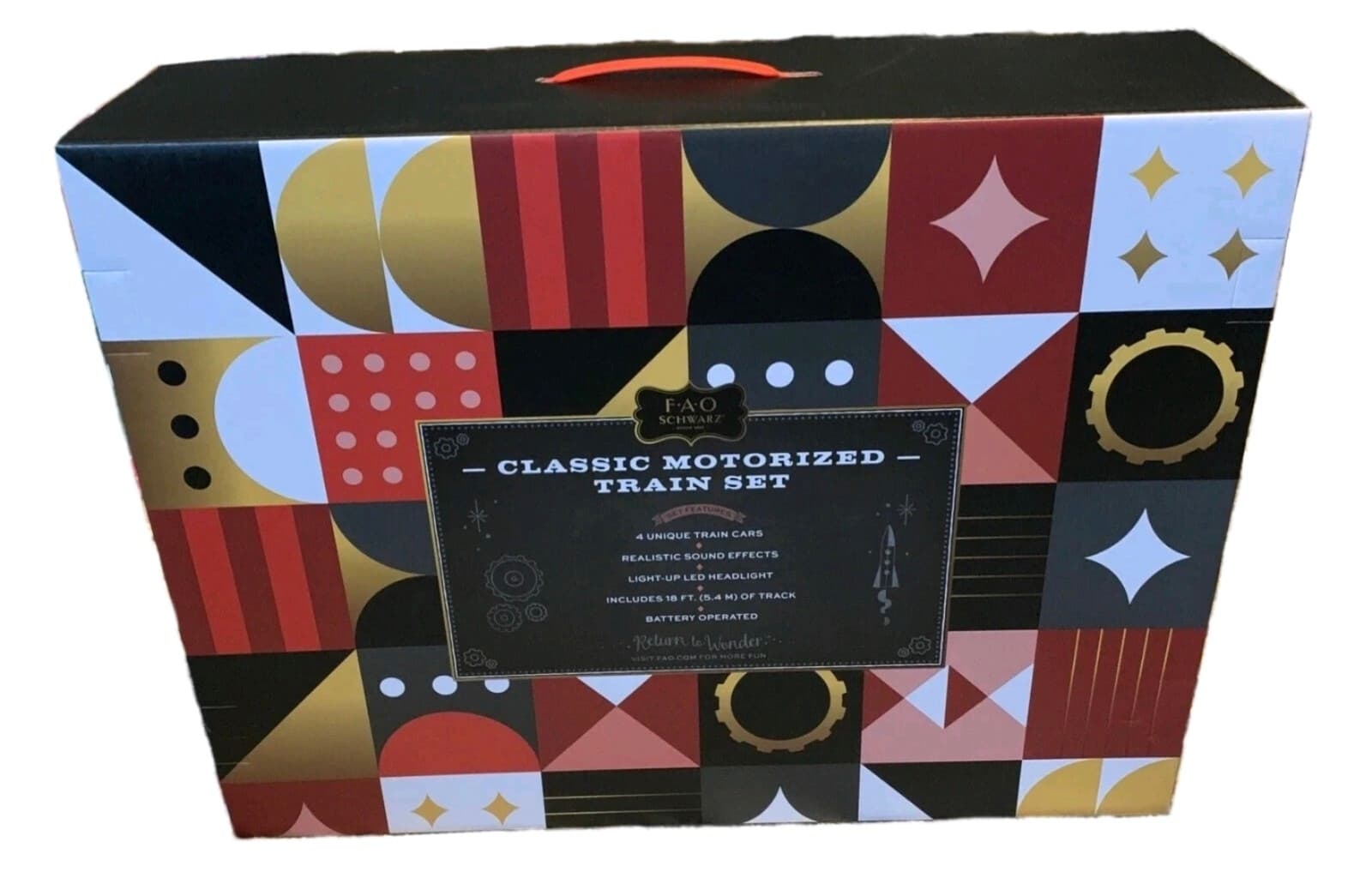 FAO Schwarz Motorized Train Set - 30 Piece - Thumbnail 3