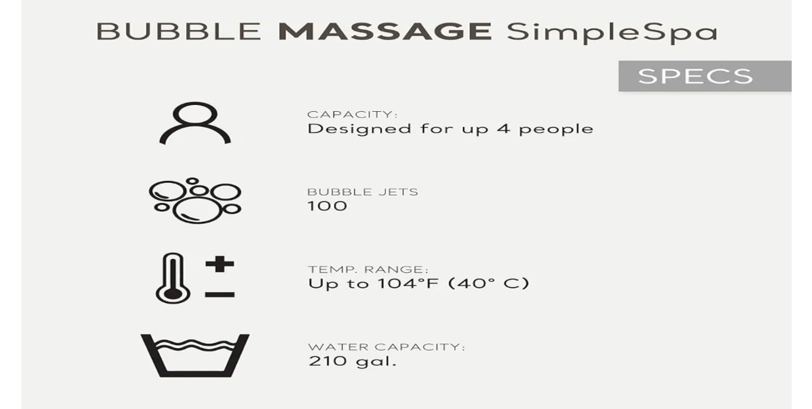 Intex SimpleSpa Inflatable Bubble Massage Spa - Thumbnail 4